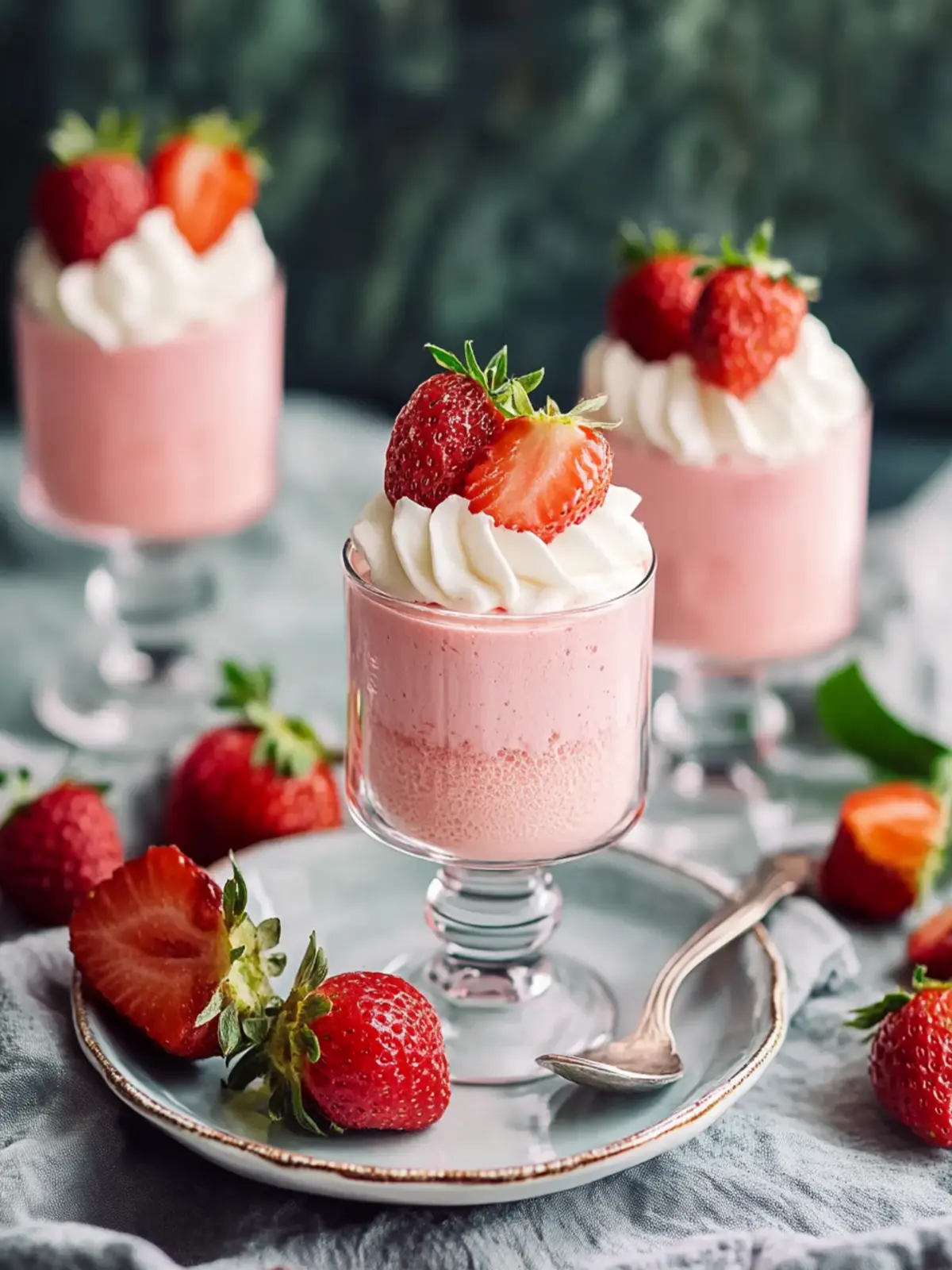 Erdbeermousse: Leichte Freude mit nur 3 Zutaten! 5 Erdbeermousse