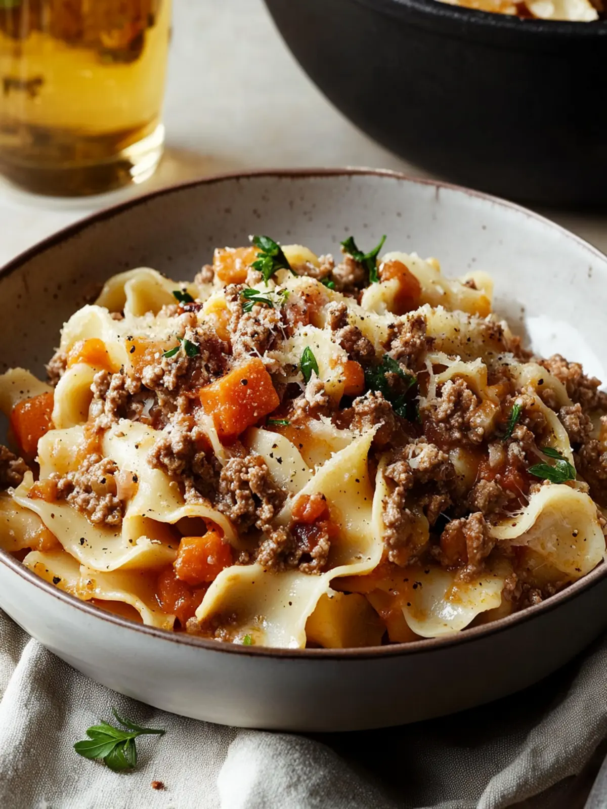 Weiße Bolognese