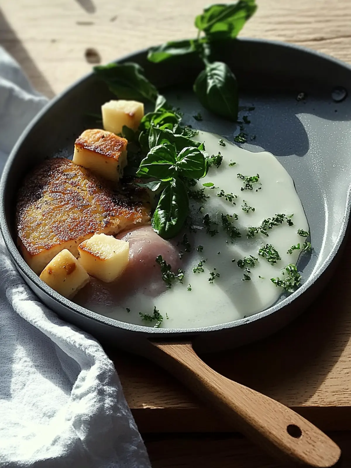 Leberkäse-Kartoffel-Pfanne mit Spiegelei – FrlMs Wohlfühlrezept 4 Leberkäse-Kartoffel-Pfanne mit Spiegelei von FrlM