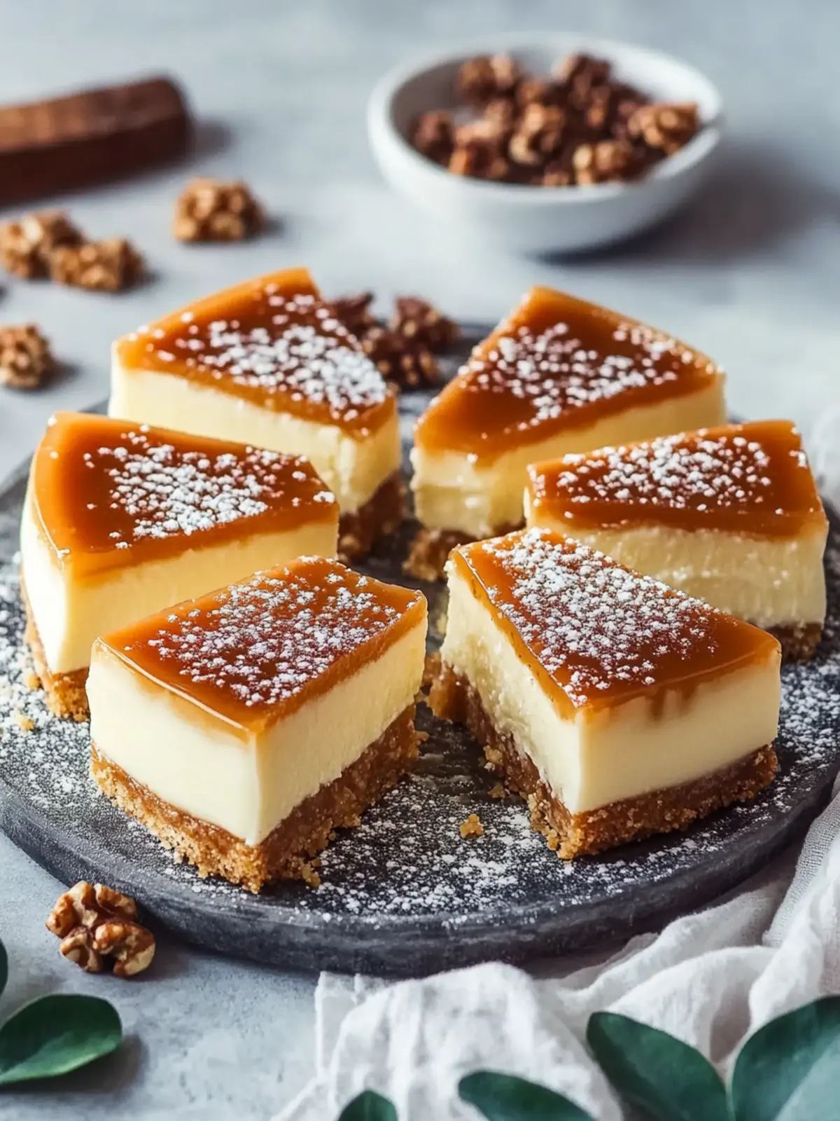 No-Bake Karamell Käsekuchen Riegel für den süßen Genuss 2 Keine_backen_Karamell_Käsekuchen_Riegel