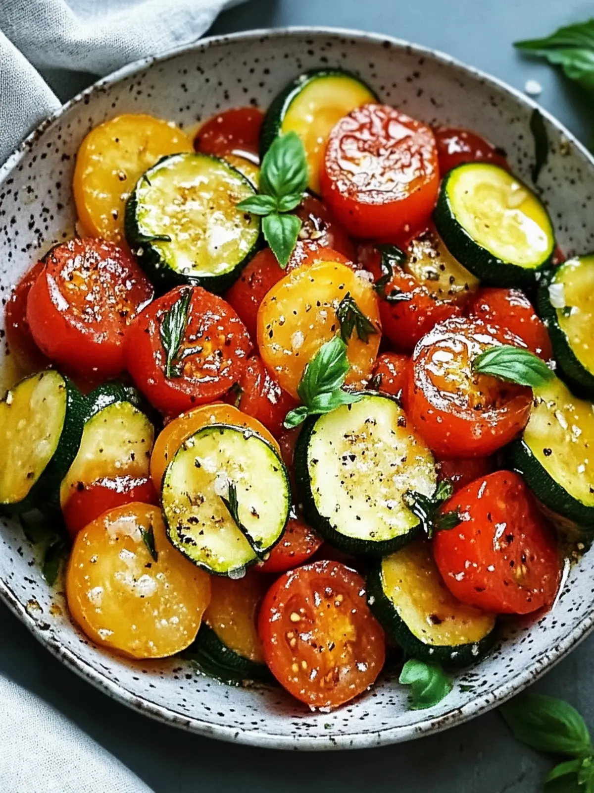Röstknoblauch-Parmesan-Zucchini, Kürbis und Tomaten für jeden Tag 4 Röstknoblauch-Parmesan-Zucchini, Kürbis und Tomaten
