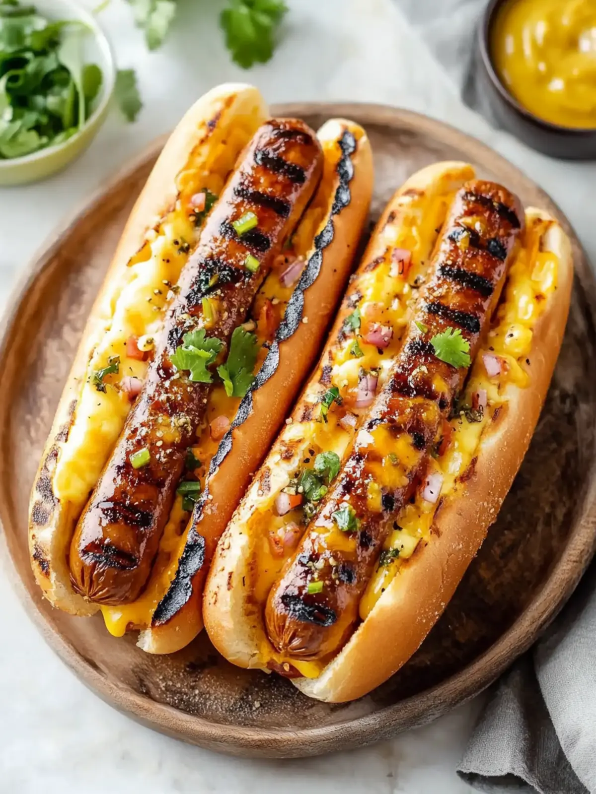 Leckerer gegrillter Käse-Hotdog: Der cremige Genuss für alle 4 Leckerer gegrillter Käse-Hotdog