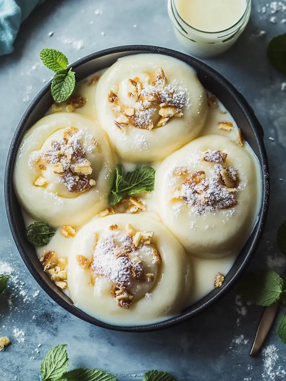 Gusseisen Buttermilch Zimtschnecken