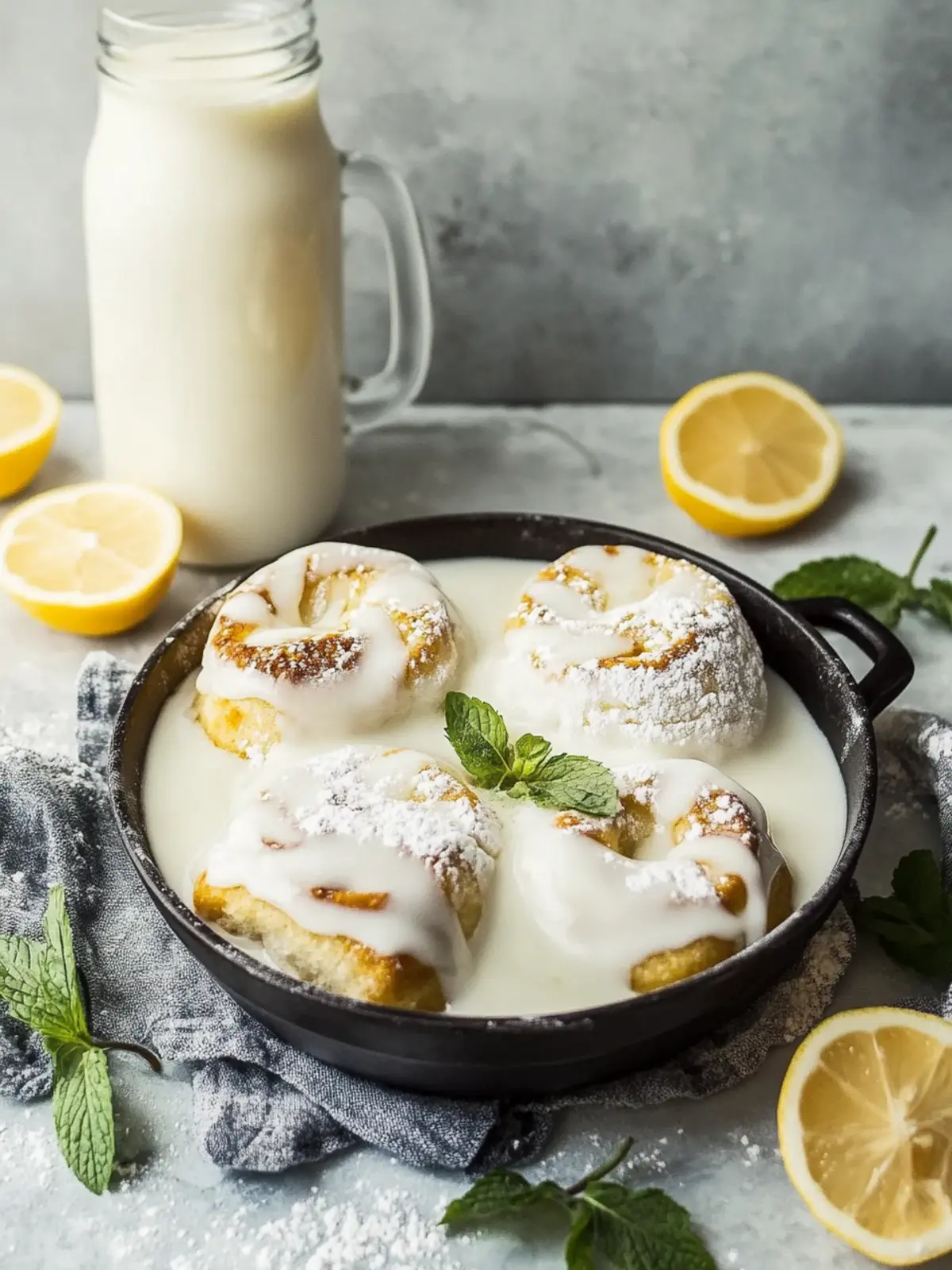Gusseisen Buttermilch Zimtschnecken für perfekte Morgenfreude 3 Gusseisen Buttermilch Zimtschnecken