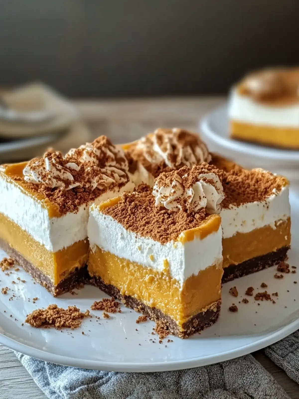 Kürbis-Cheesecake-Riegel Heute: Ein köstlicher Herbstgenuss 2 Kürbis-Cheesecake-Riegel Heute