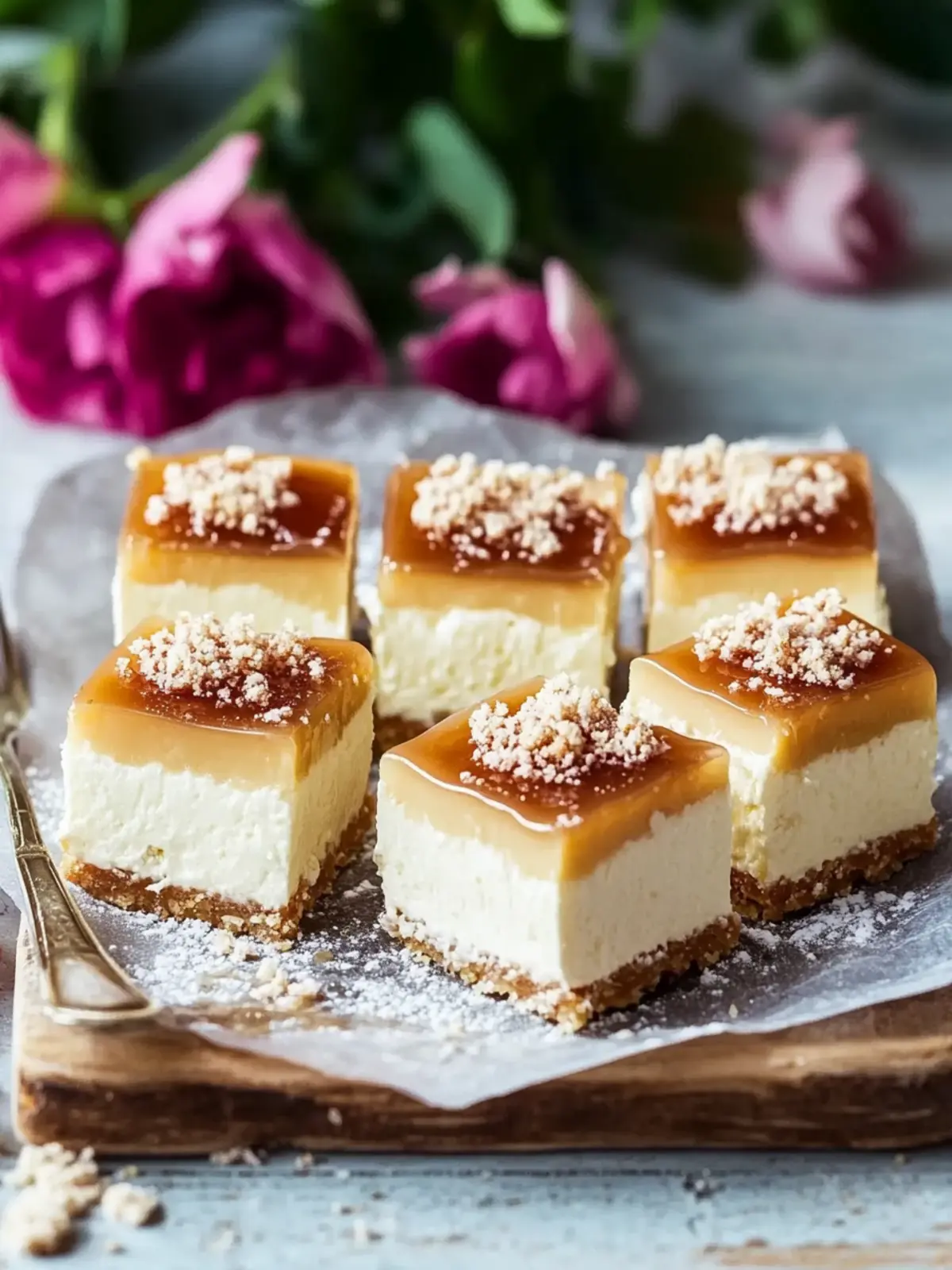 Keine Backen Karamell Käsekuchen Riegel - Einfacher Genuss für Alle 2 Keine Backen Karamell Käsekuchen Riegel