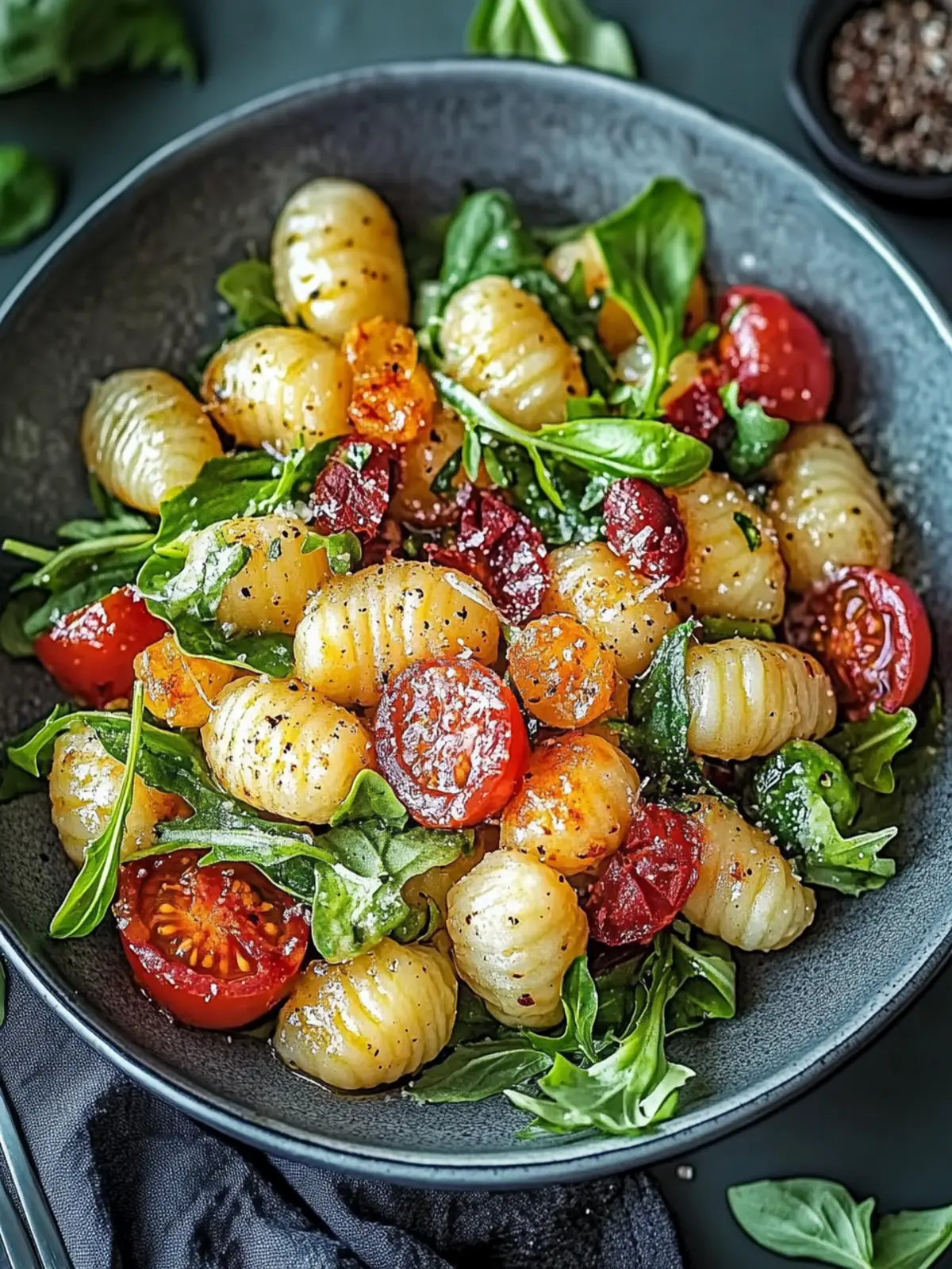 Knuspriger Gnocchi Salat