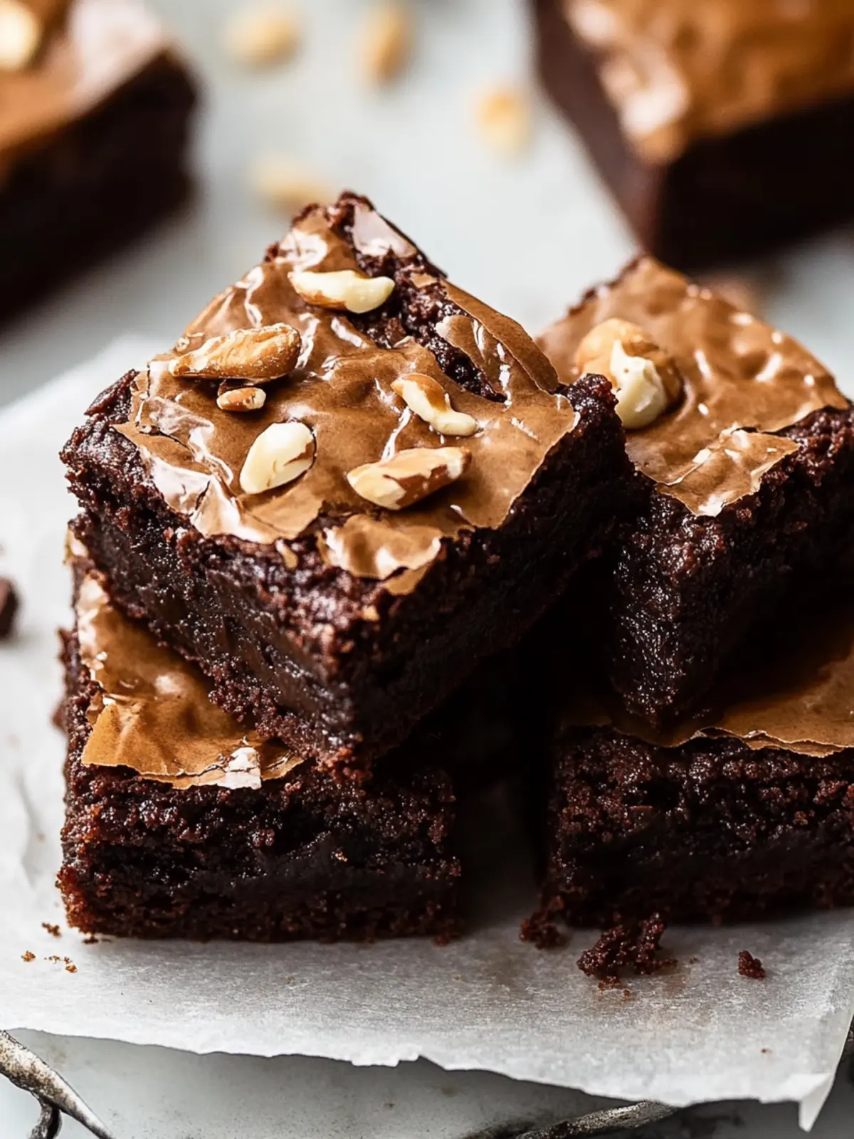 Das Beste Rezept für deutsche Schokoladenbrownies: Fudgy Genuss 2 Das Beste Rezept für deutsche Schokoladenbrownies