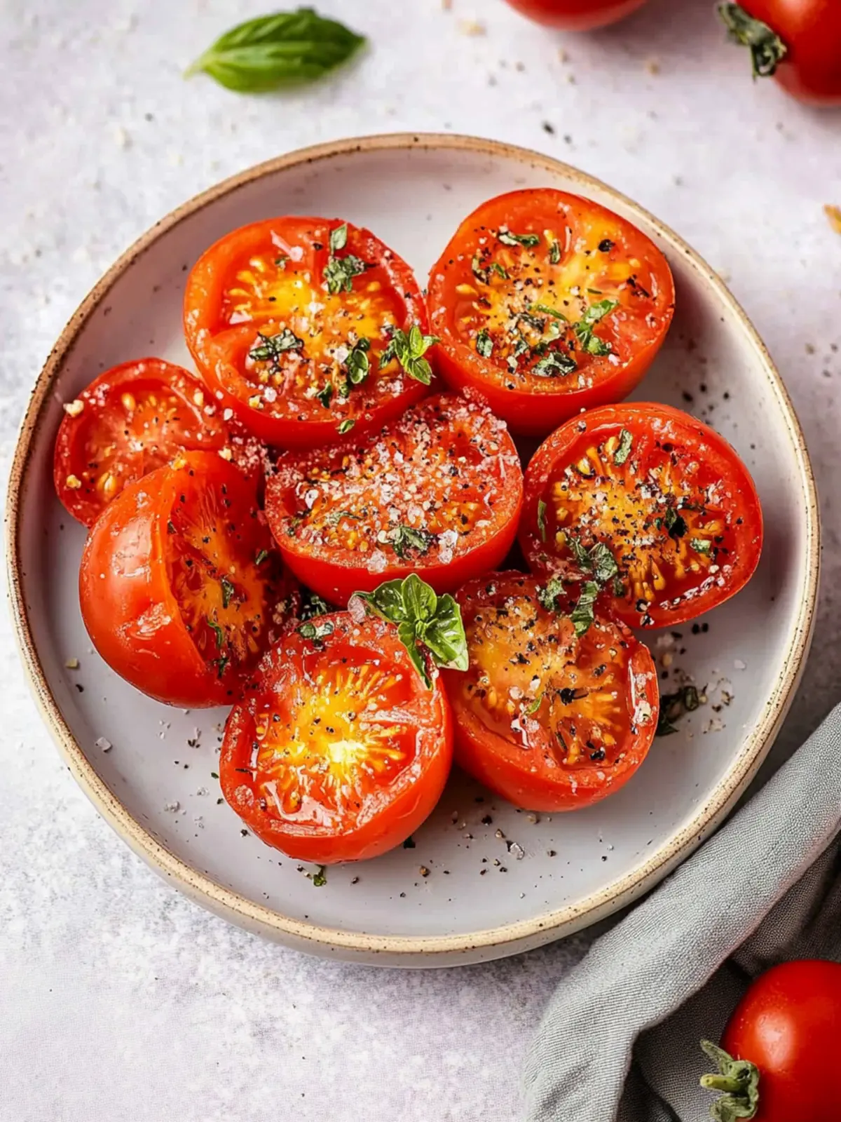 Luftfritteuse Tomaten: Schnelle, saftige Beilage für jeden Tag 3 Luftfritteuse Tomaten