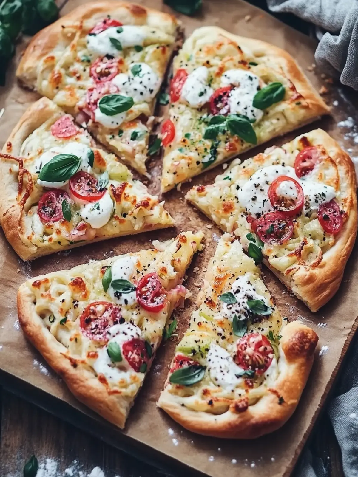 Flammkuchen mit Brezeln – Der perfekte Party-Snack! 3 Flammkuchen mit Brezeln