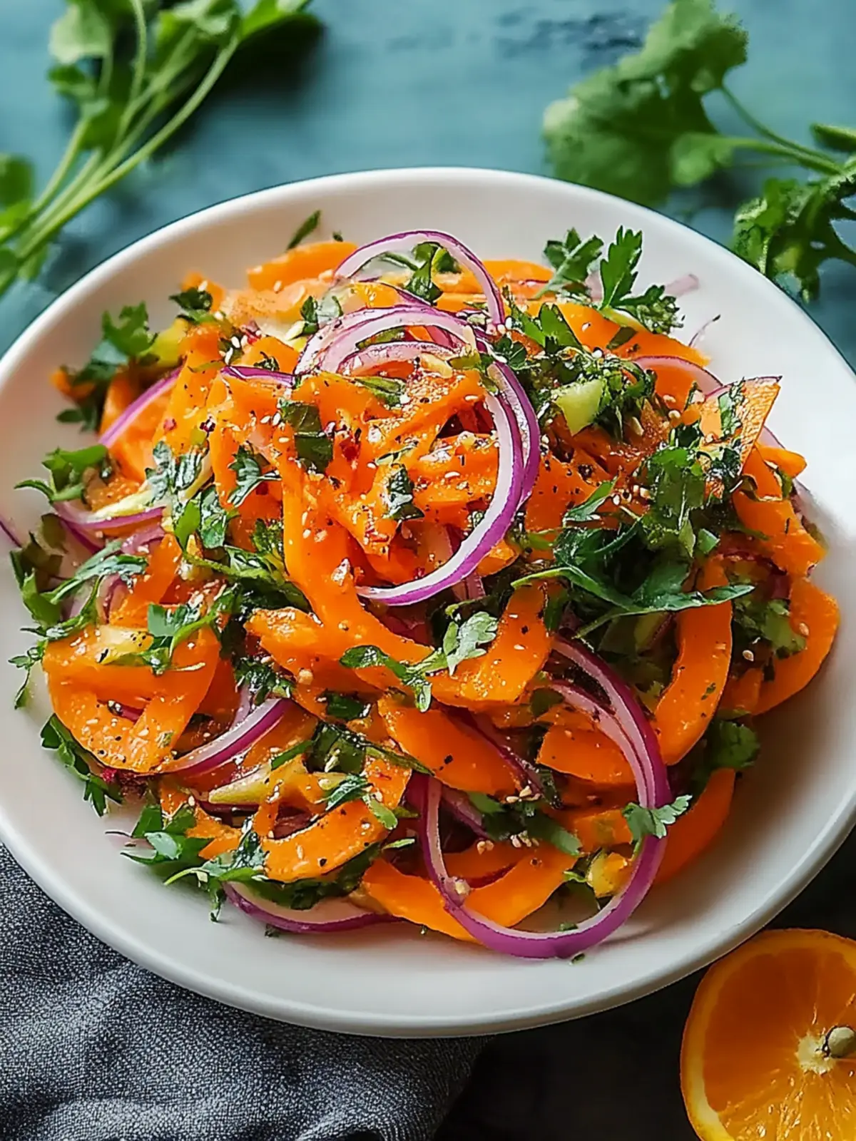 Koreanische Karottensalat: Frisch & Schnell zubereitet! 4 Koreanische Karottensalat