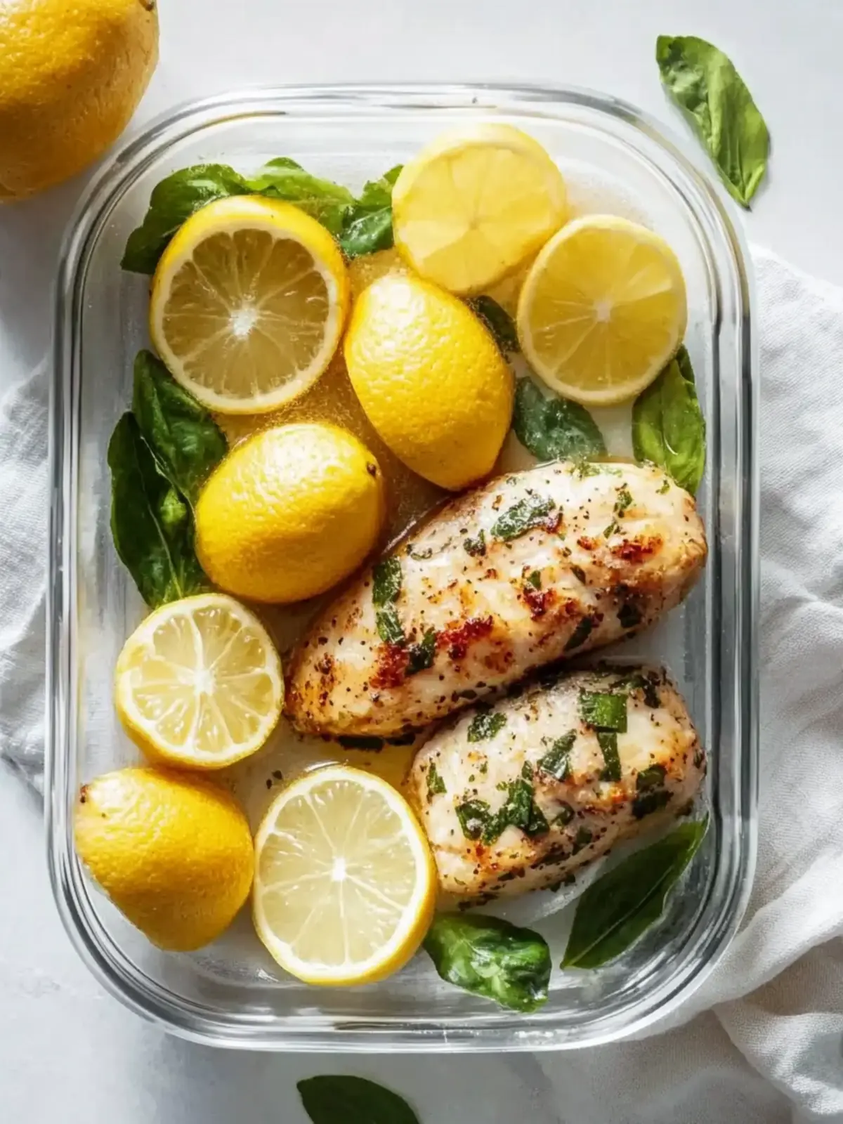Zitronenknoblauch-Hähnchen-Mahlzeitvorbereitung für gesunde Tage 3 Zitronenknoblauch-Hähnchen-Mahlzeitvorbereitung
