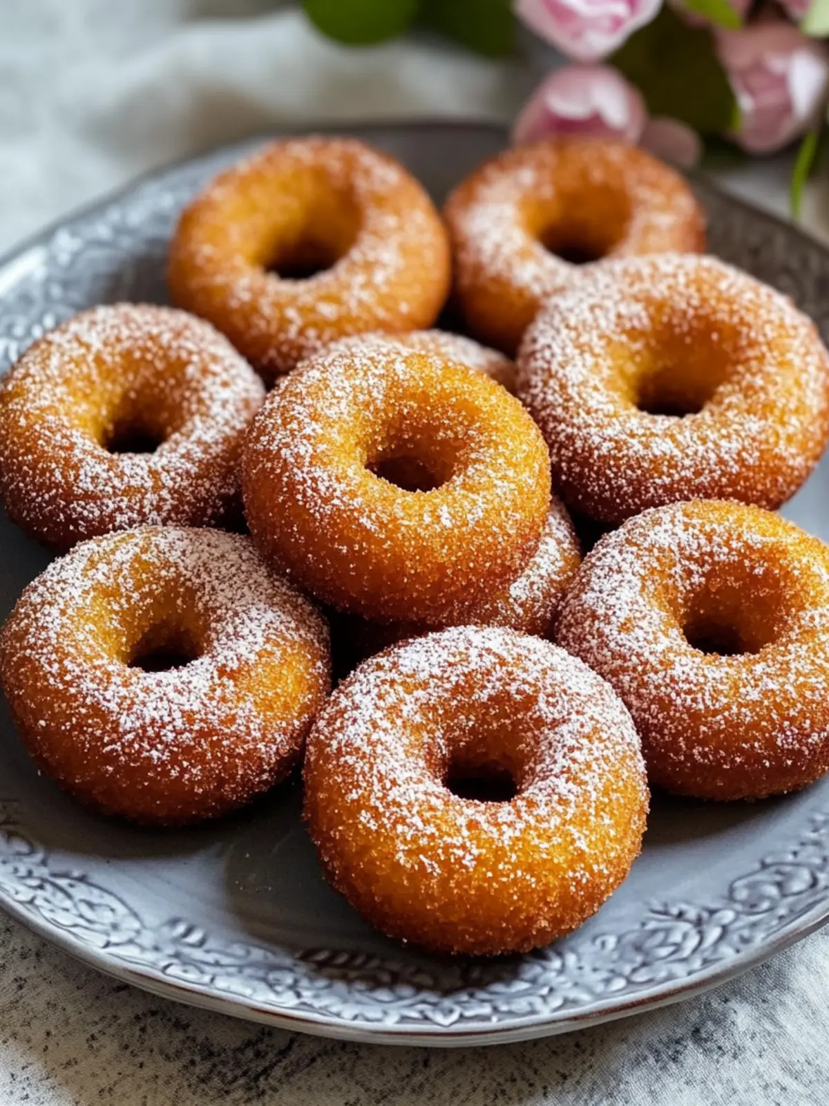 Gebackene gewürzte Kürbisdonuts für den perfekten Herbstsnack 2 Gebackene gewürzte Kürbisdonuts
