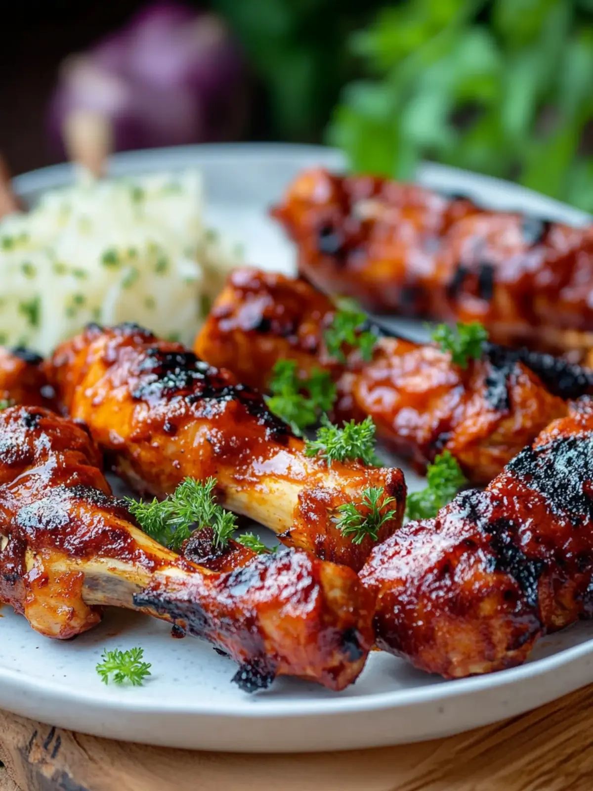 Herzhafte BBQ-Hühnchenbeinschlegel-Extrakte für dein Grillfest 3 Herzhafte BBQ-Hühnchenbeinschlegel-Extrakte Rezept für Geschmacksliebhaber