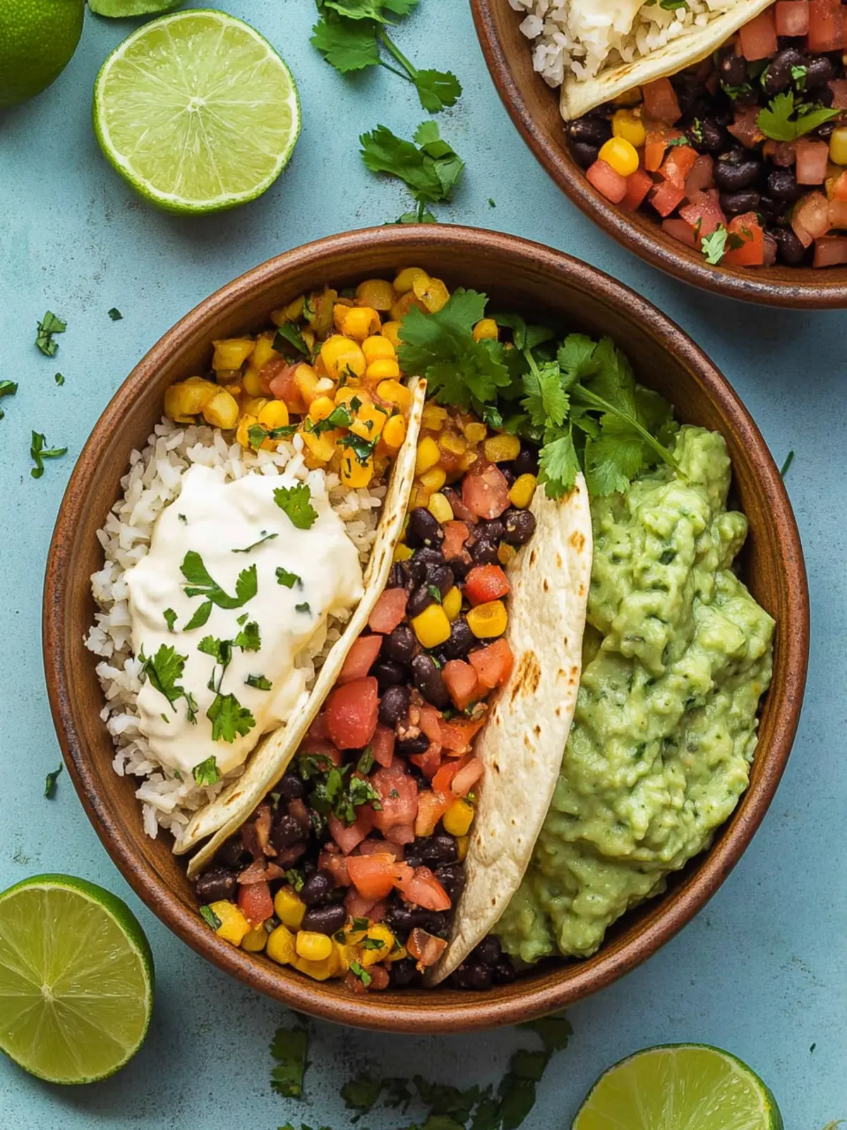 Vegane Burrito-Schalen: Schnell, gesund und super lecker 2 Vegane Burrito-Schalen