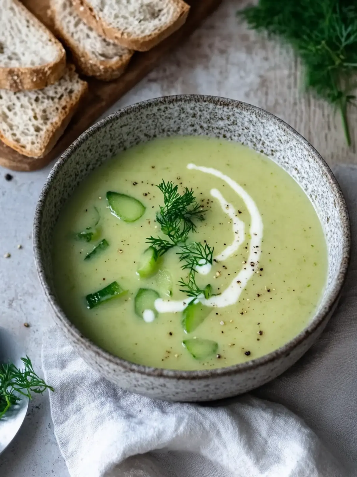 Brokkolisuppe mit Kartoffeln