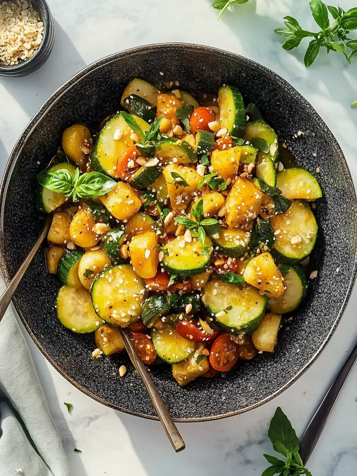 Einfache Gemüsepfanne mit Erdnusssauce zum Verlieben lecker 3 Einfache Gemüsepfanne mit Erdnusssauce