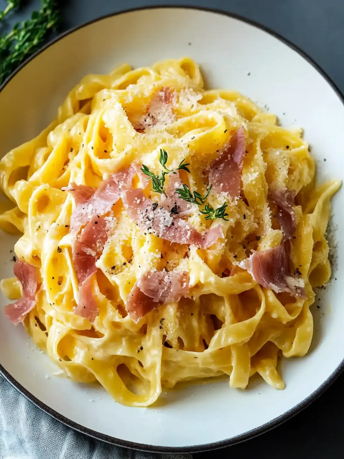 Cremige Kürbis Alfredo Pasta mit knusprigem Prosciutto genießen 5 Cremige Kürbis Alfredo Pasta mit knusprigem Prosciutto