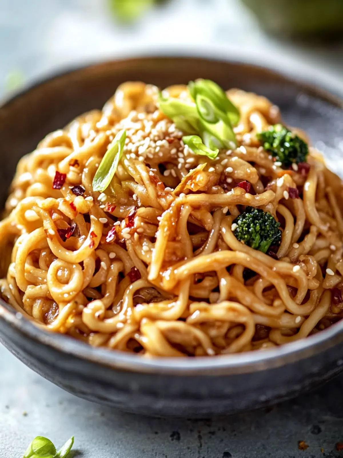 Schnelle asiatische Nudeln mit Erdnusssauce für eilige Gourmetfans 3 Schnelle asiatische Nudeln mit Erdnusssauce