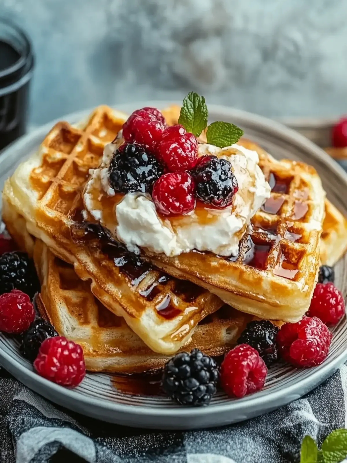 Feuchte Quarkwaffeln: Das perfekte Frühstück für jeden Tag 4 Feuchte Quarkwaffeln