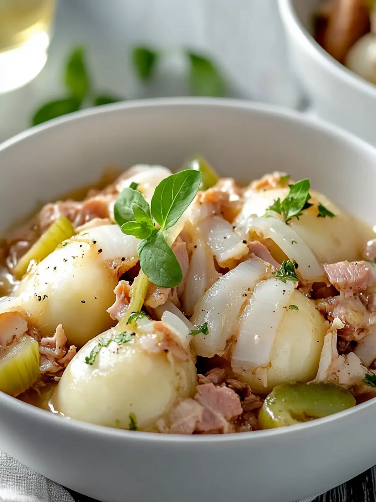 Herzhafter Schweinefleisch-gefüllter Kohlrabi Genuss Rezept