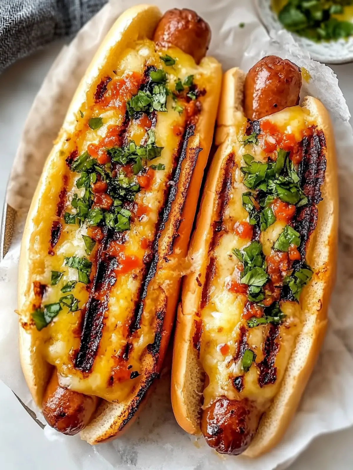 Leckerer gegrillter Käse-Hotdog: Der cremige Genuss für alle 3 Leckerer gegrillter Käse-Hotdog