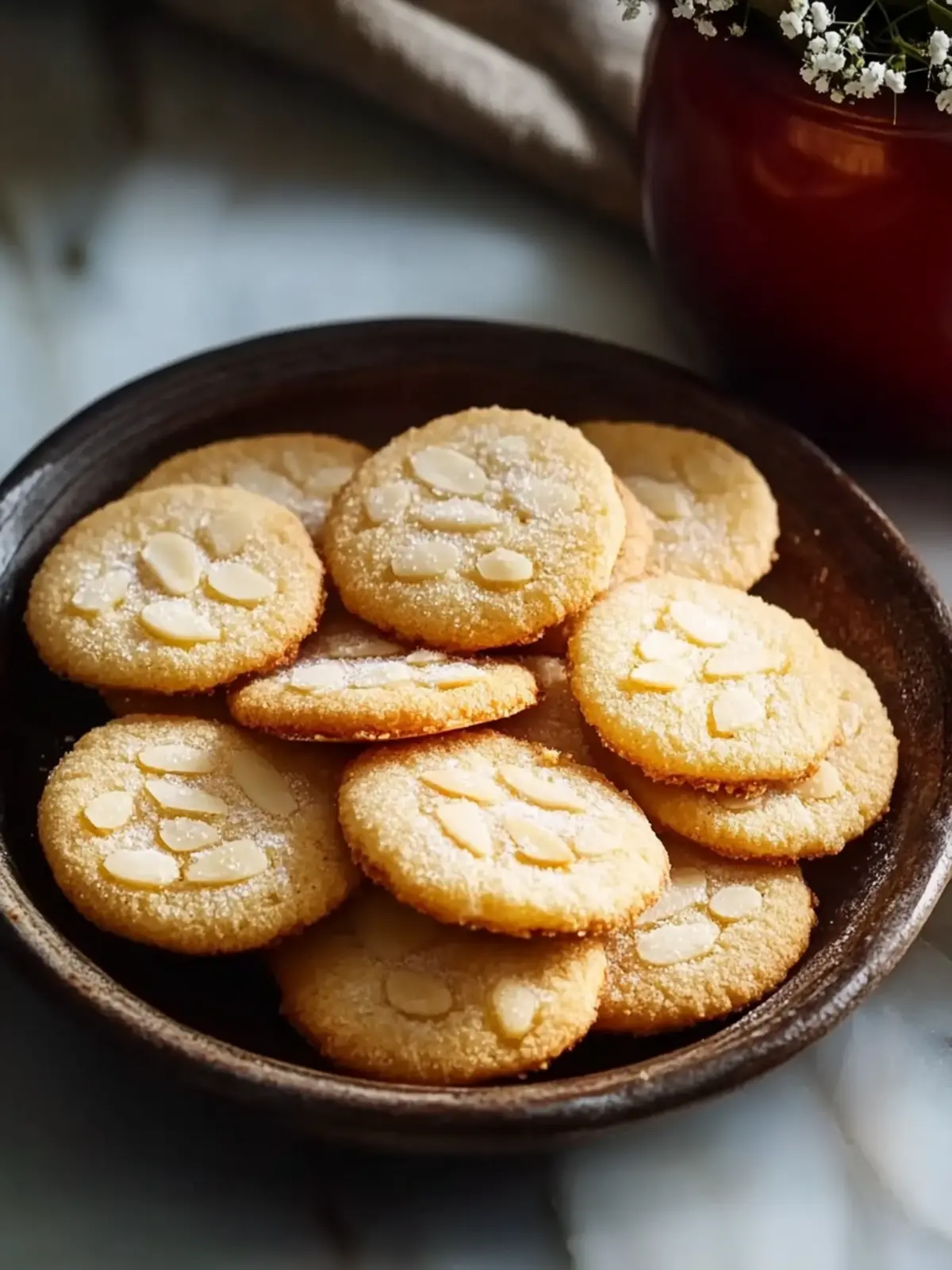 Crispy Mandeltuile-Kekse für den perfekten Kaffeegenuss 4 Mandeltuile-Kekse