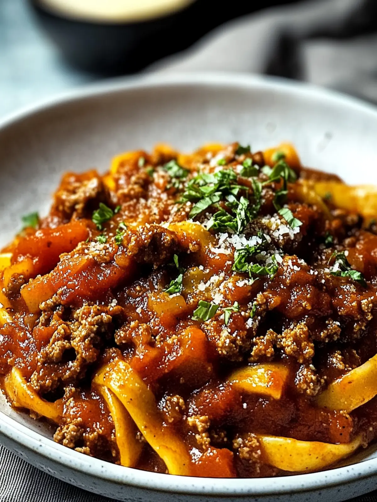 Kürbis und Rindfleisch Bolognese – Herzhaftes Herbstcomfort 2 Kürbis und Rindfleisch Bolognese