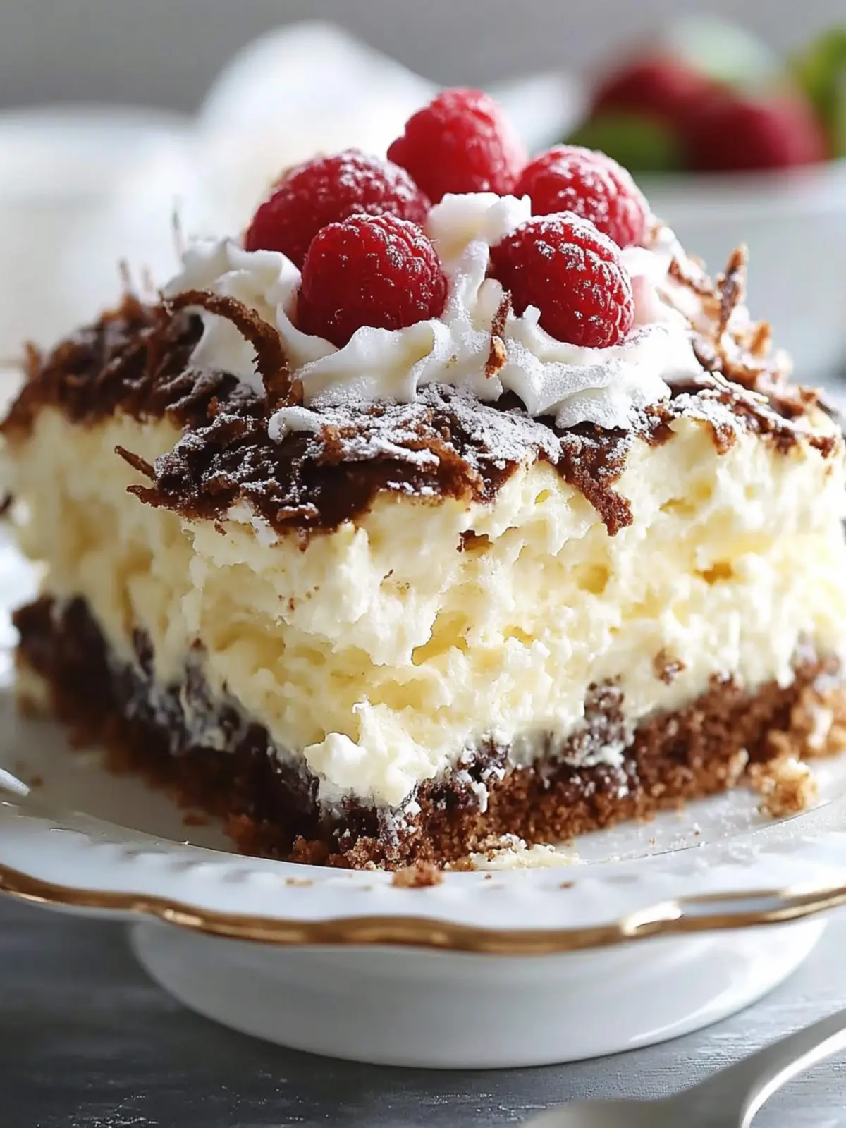 Mounds Poke Kuchen: Ein himmlischer Genuss für Schokoladenliebhaber 3 Mounds Poke Kuchen