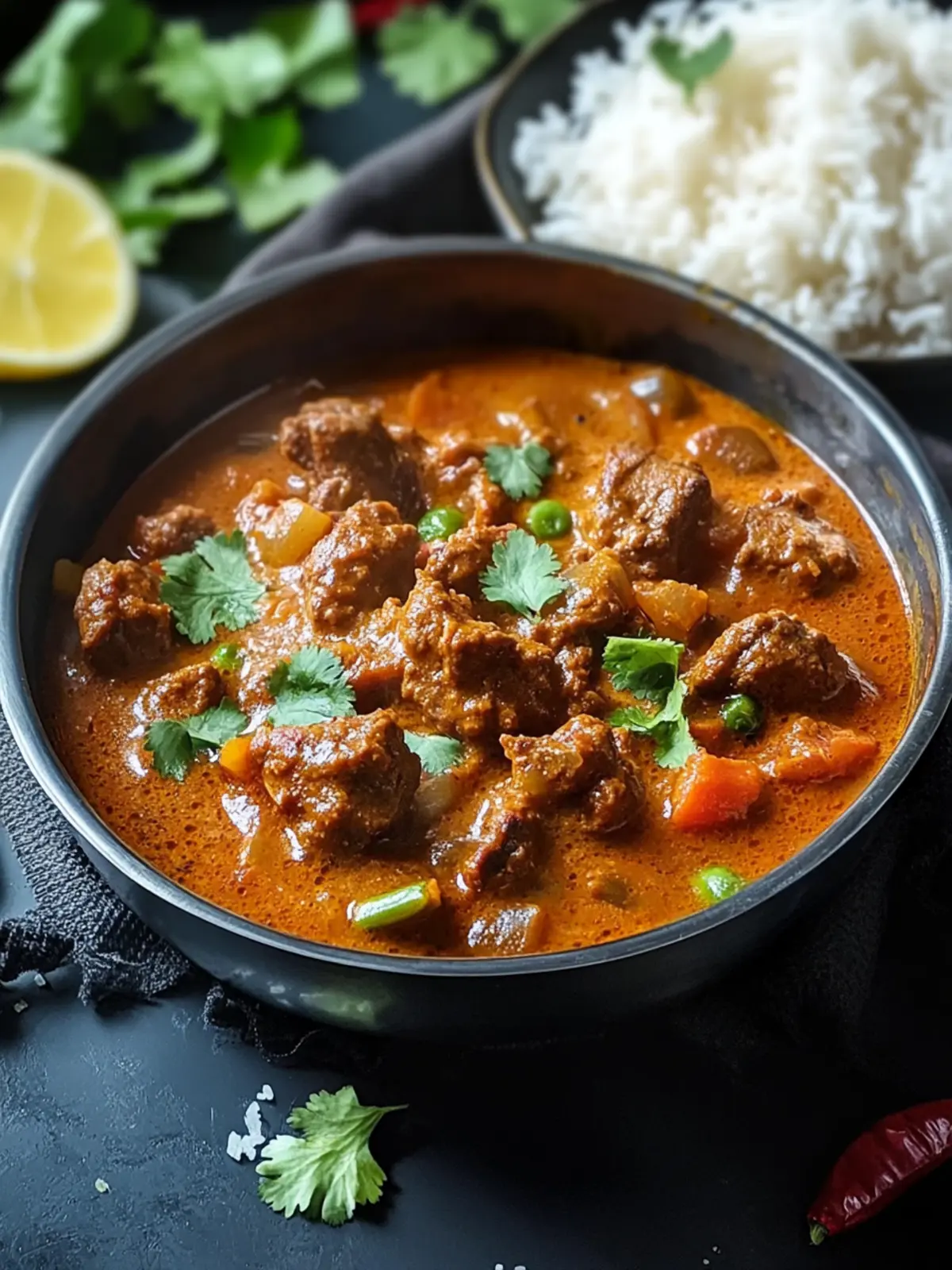 Restfleisch-Rindfleischcurry