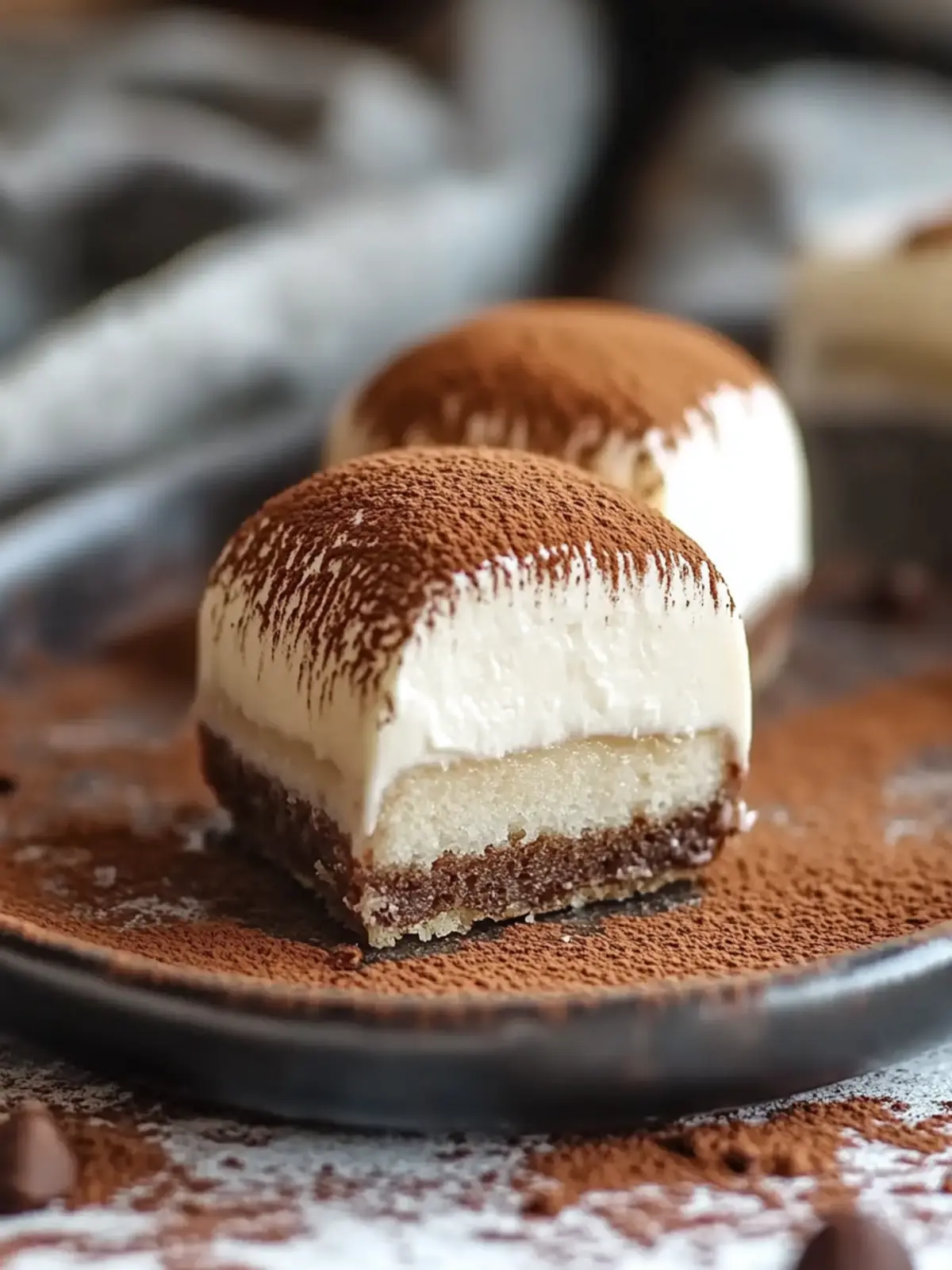 Verführerische Tiramisu-Bällchen: Köstliche Kaffeenascherei 2 Tiramisu-Bällchen