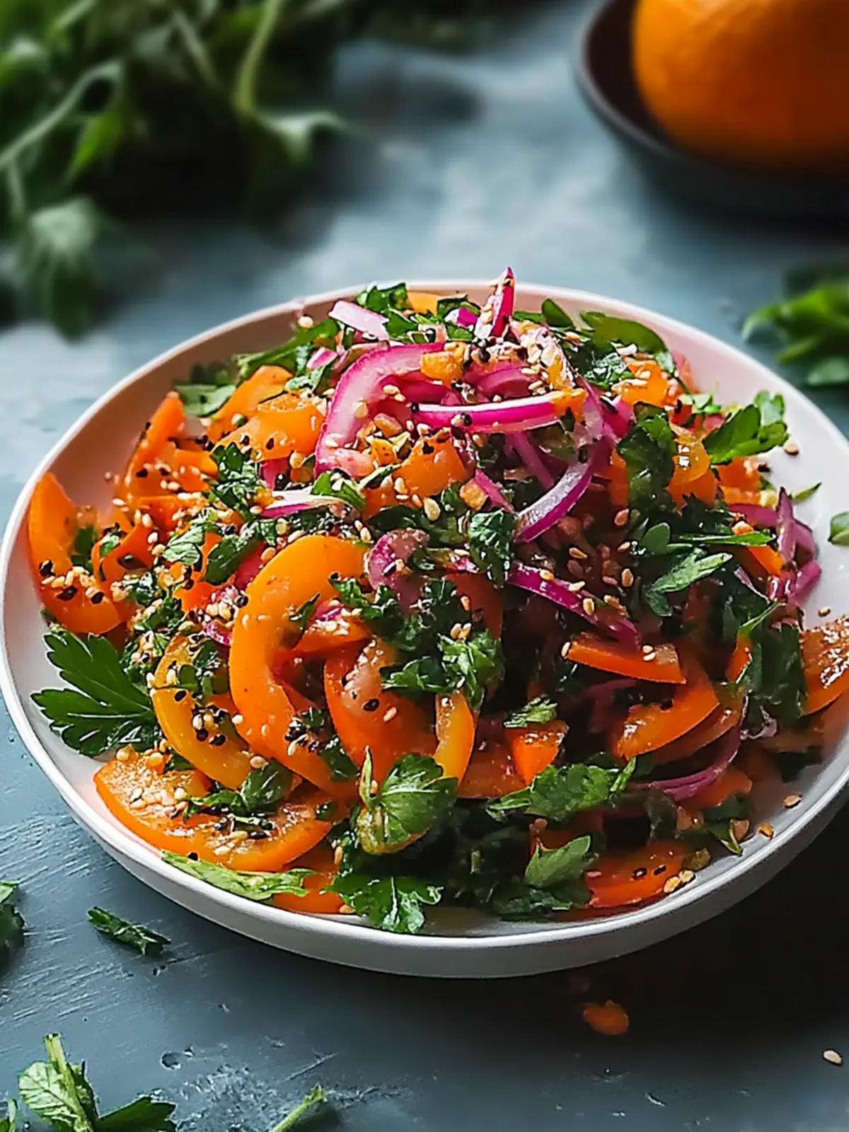 Koreanische Karottensalat: Frisch & Schnell zubereitet! 3 Koreanische Karottensalat