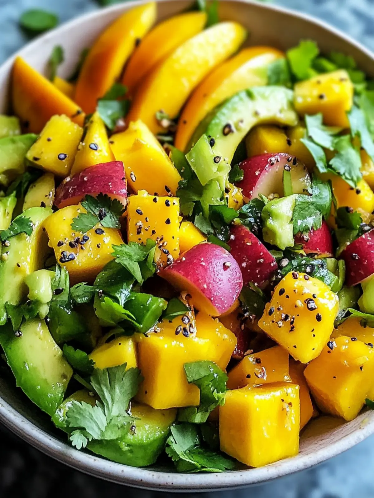 Avocado Mango Salat: Erfrischend und gesund für jeden Tag 3 Avocado Mango Salat