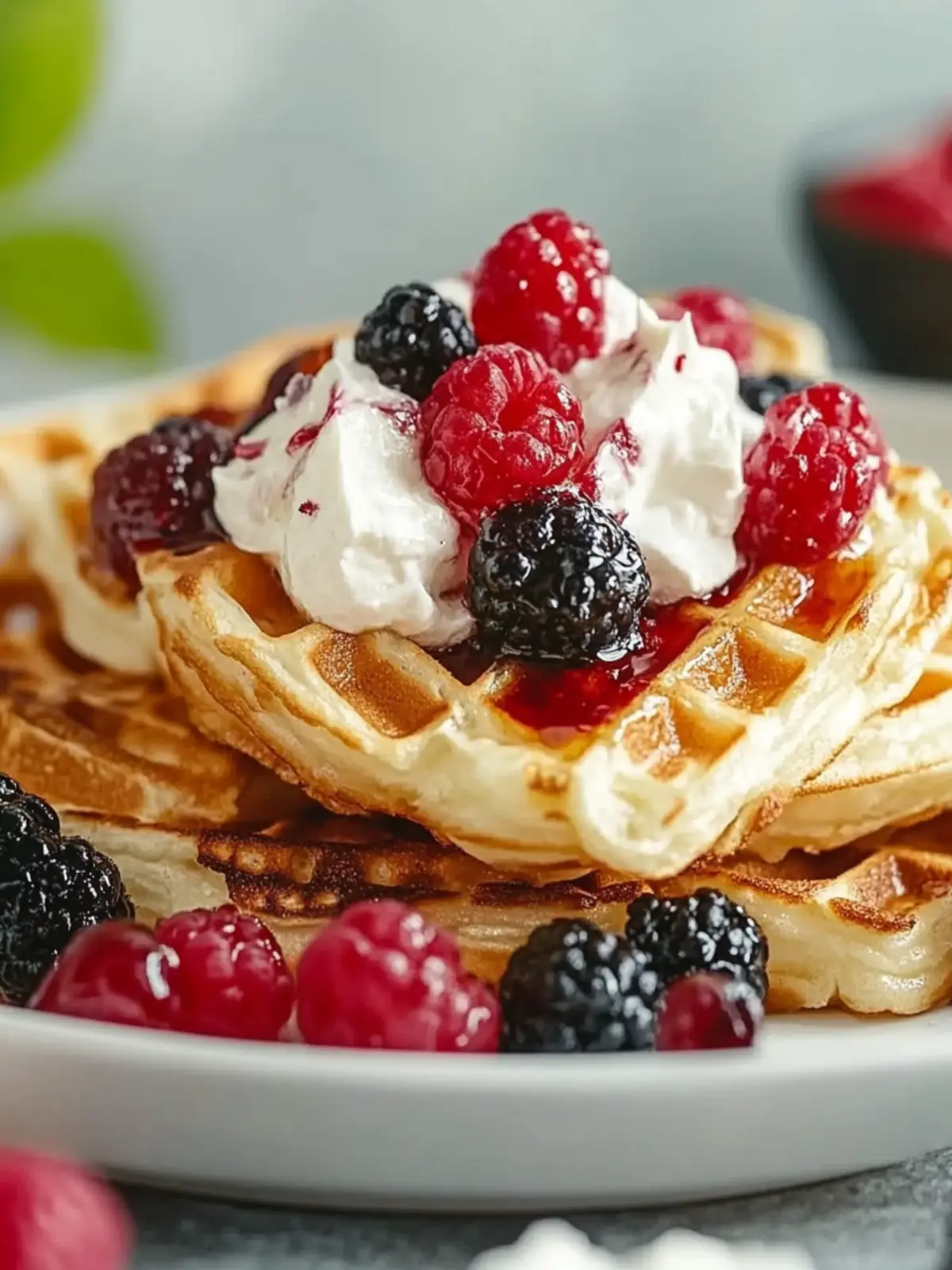 Feuchte Quarkwaffeln: Das perfekte Frühstück für jeden Tag 5 Feuchte Quarkwaffeln