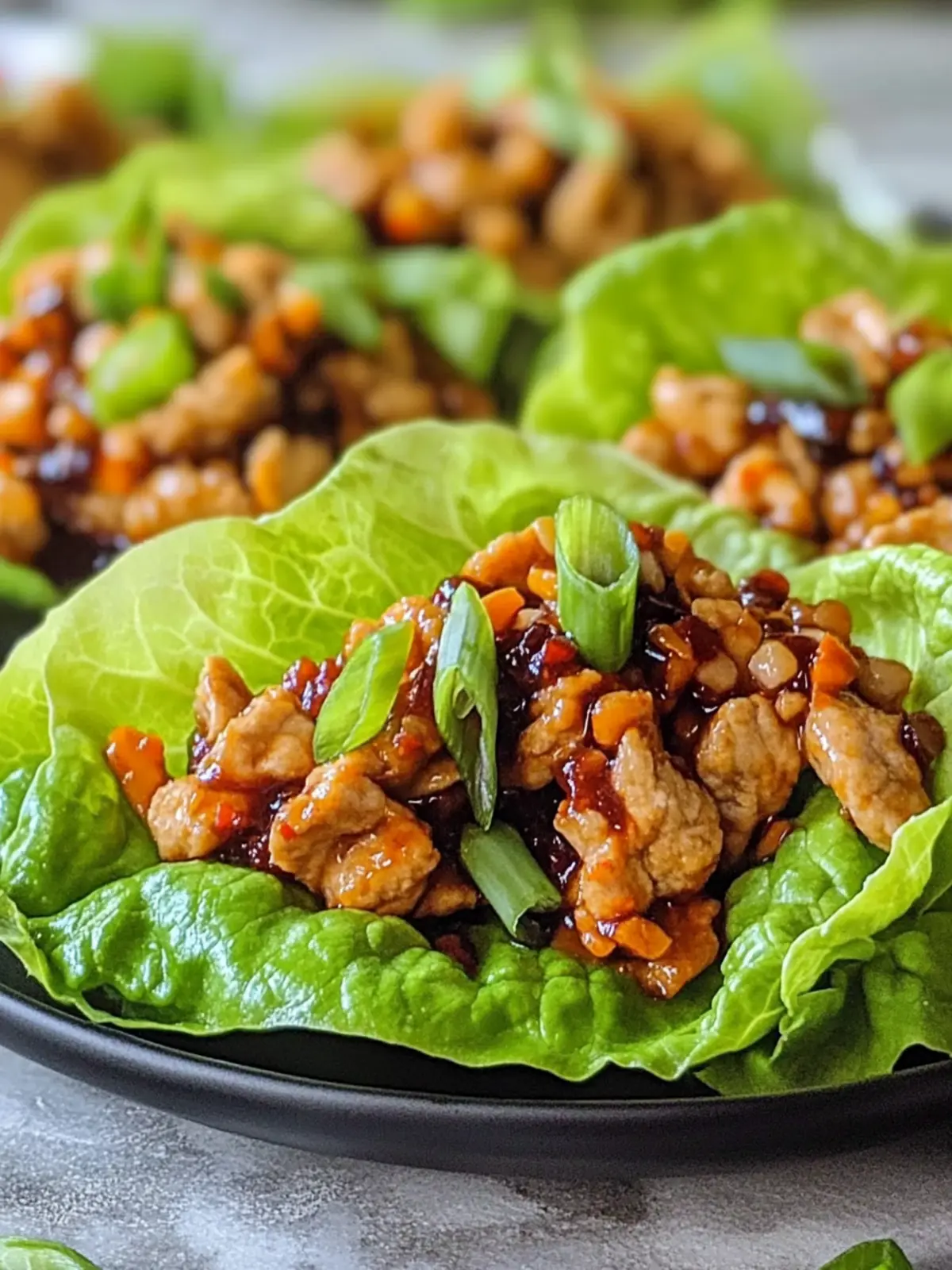 Schnelles PF Changs Nachahmer Hähnchen Salatwrap Rezept für jeden Abend 5 Schnelles PF Changs Nachahmer Hähnchen Salatwrap Rezept