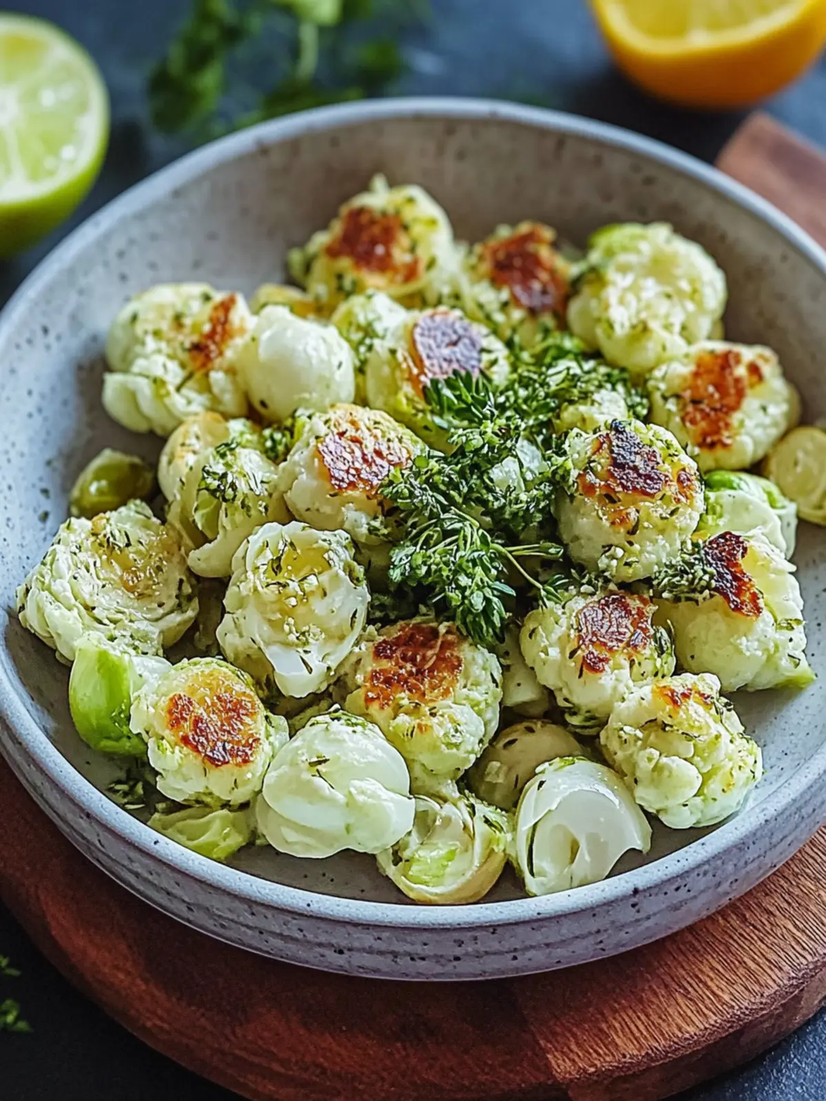 Knusprige Zerdrückte Rosenkohl mit Knoblauch-Aioli für Genussmomente 3 Knusprige Zerdrückte Rosenkohl mit Knoblauch-Aioli