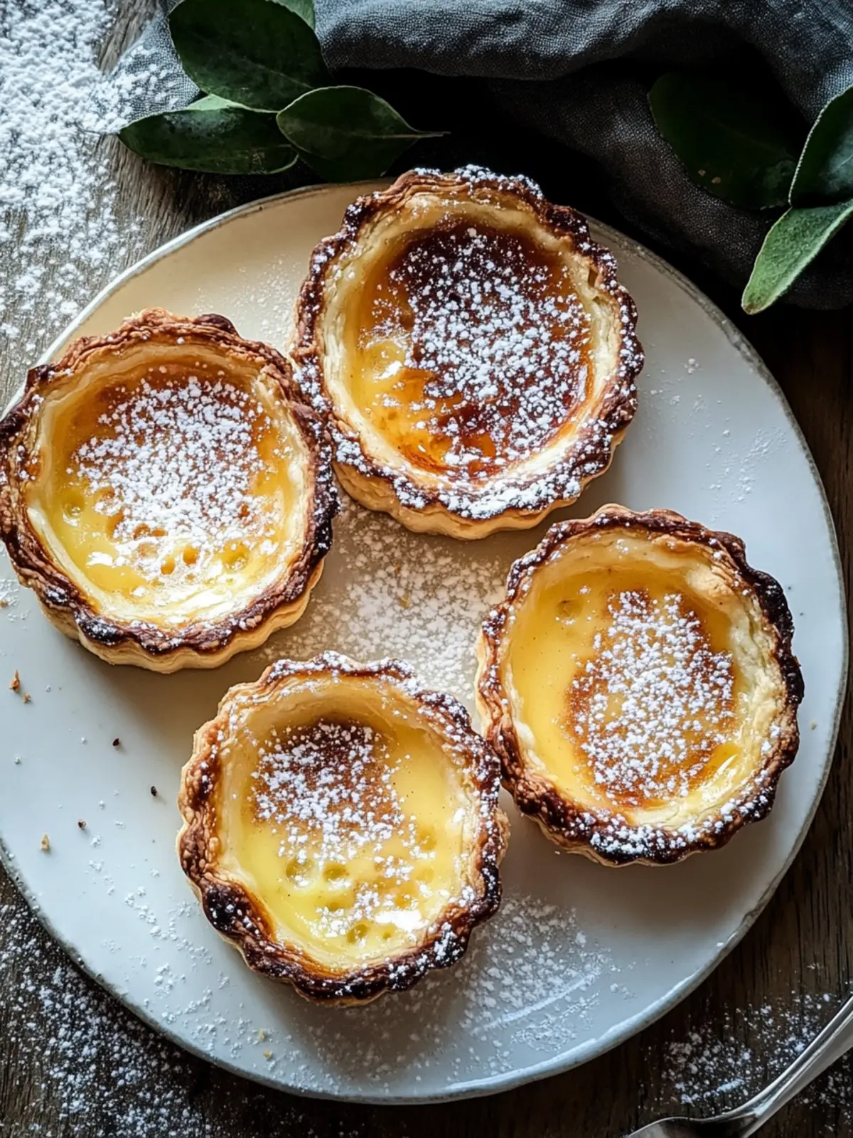 Portugiesische Pudding-Törtchen: Cremiger Genuss für Zuhause 3 Portugiesische Pudding-Törtchen