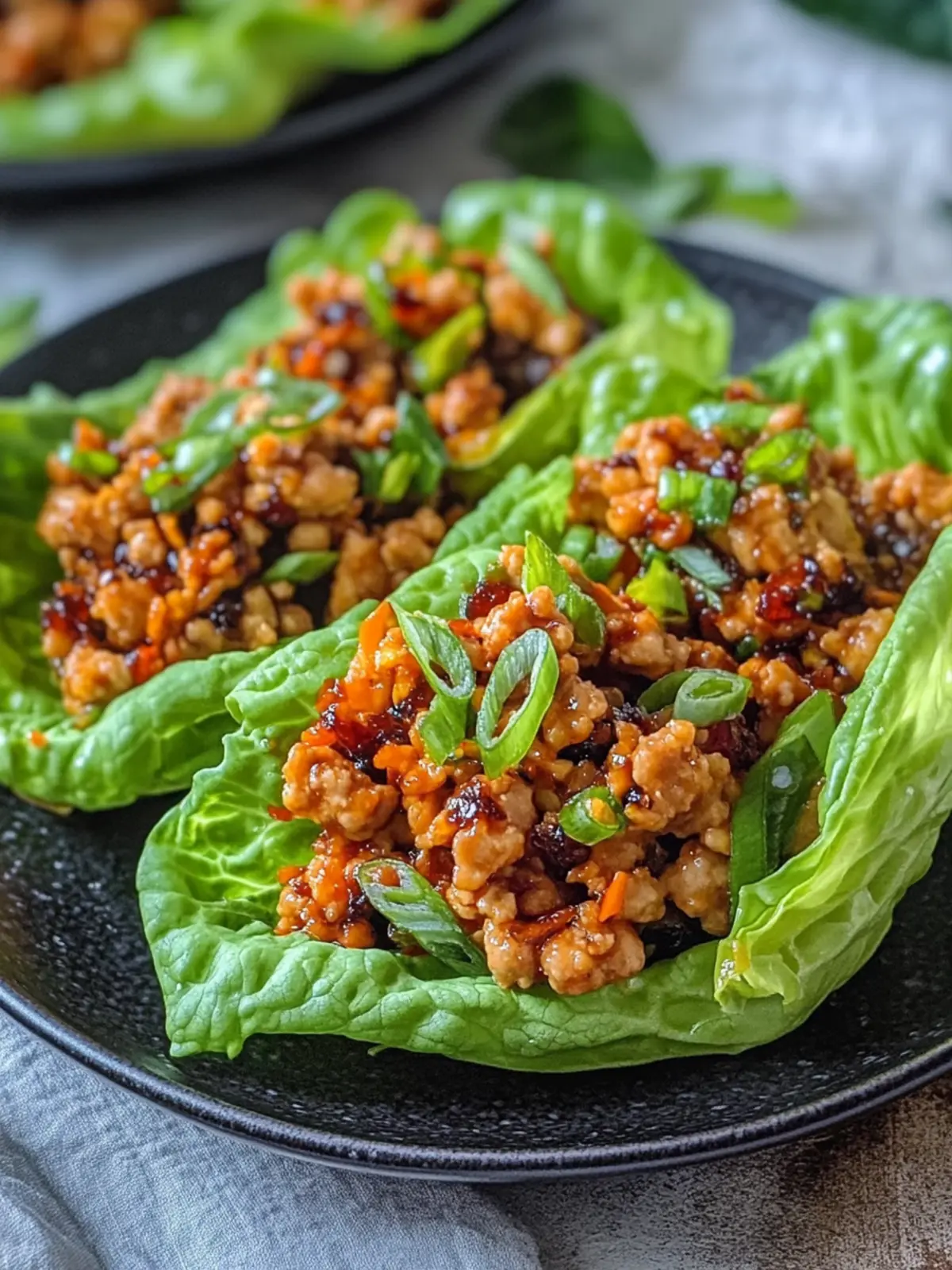 Schnelles PF Changs Nachahmer Hähnchen Salatwrap Rezept für jeden Abend 3 Schnelles PF Changs Nachahmer Hähnchen Salatwrap Rezept