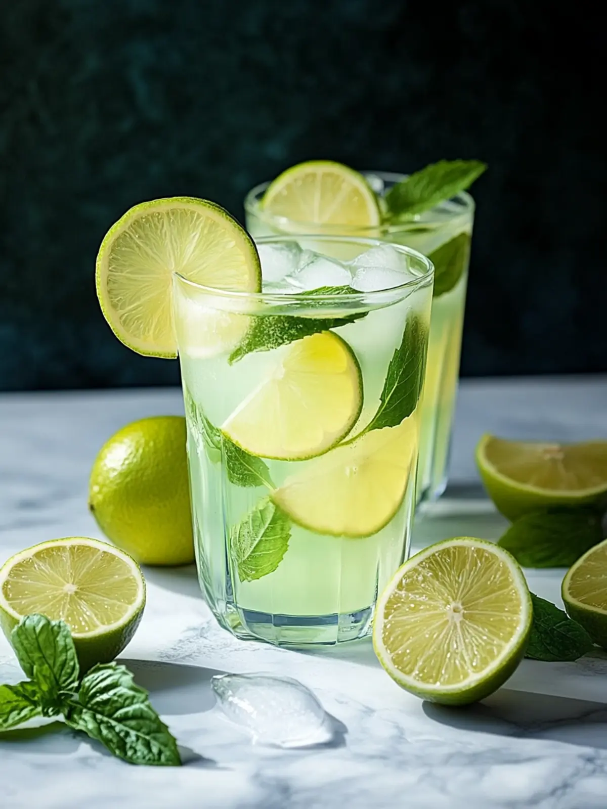 Leuchtende Limettenlimonade: Erfrischender Genuss für den Sommer 3 Leuchtende Limettenlimonade