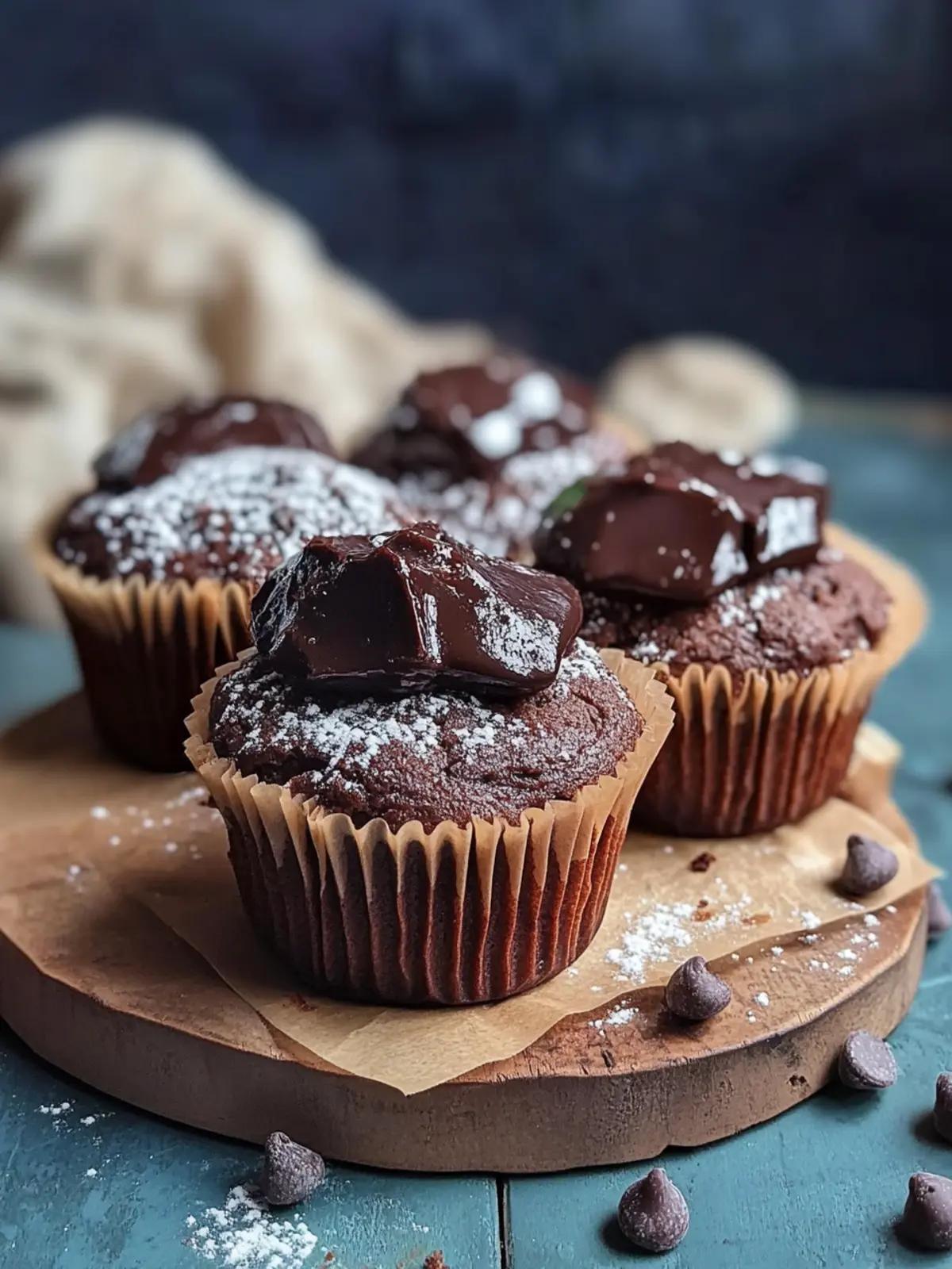 Dorf Schokoladen Muffins – Himmlische Leckerei mit Ganache 3 Dorf Schokoladen Muffins