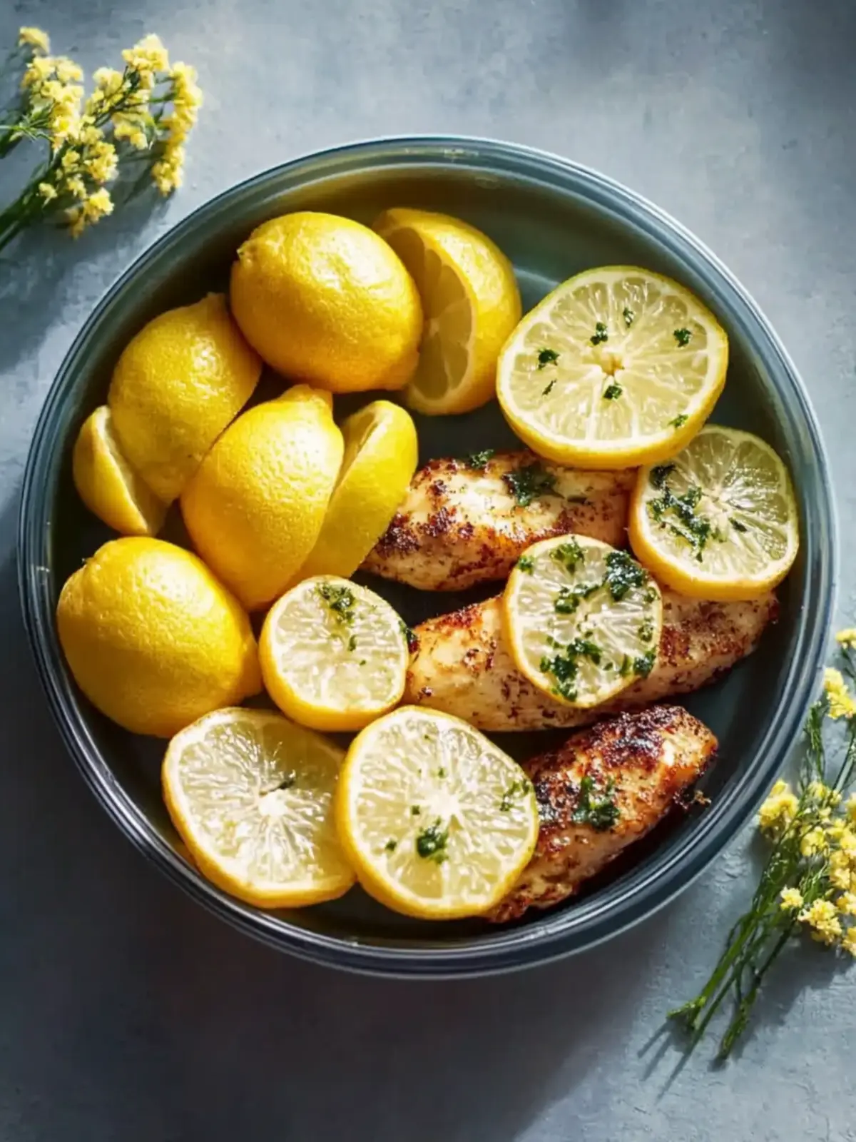 Zitronenknoblauch-Hähnchen-Mahlzeitvorbereitung für gesunde Tage 4 Zitronenknoblauch-Hähnchen-Mahlzeitvorbereitung