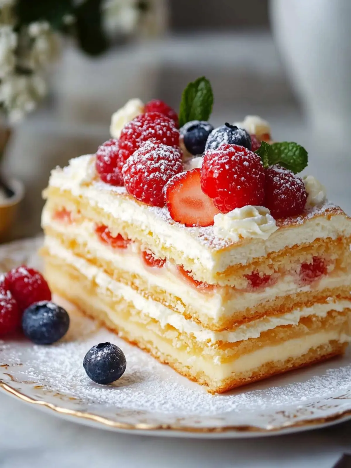 Einfache Napoleon Torte Schichten mit cremigem Genuss entdecken 3 Einfache Napoleon Torte Schichten