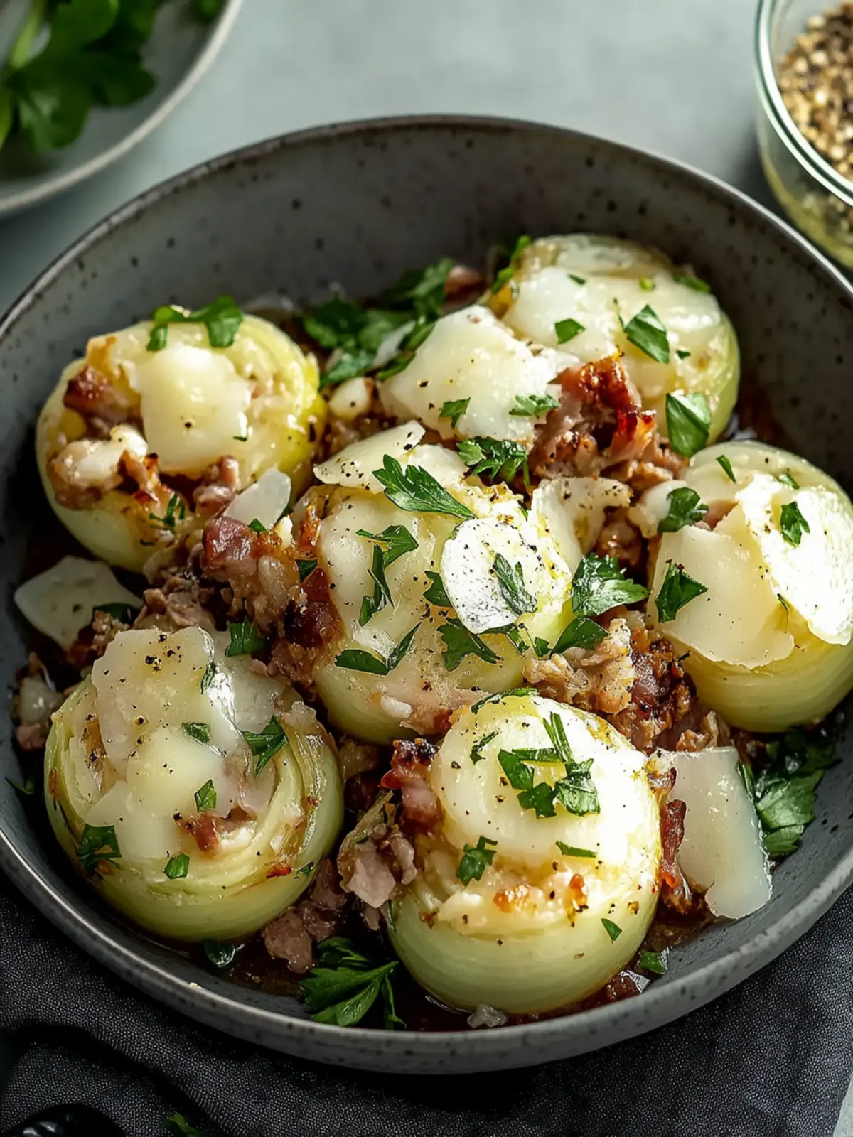 Herzhafter Schweinefleisch-gefüllter Kohlrabi Genuss Rezept für Zuhause 3 Herzhafter Schweinefleisch-gefüllter Kohlrabi Genuss Rezept