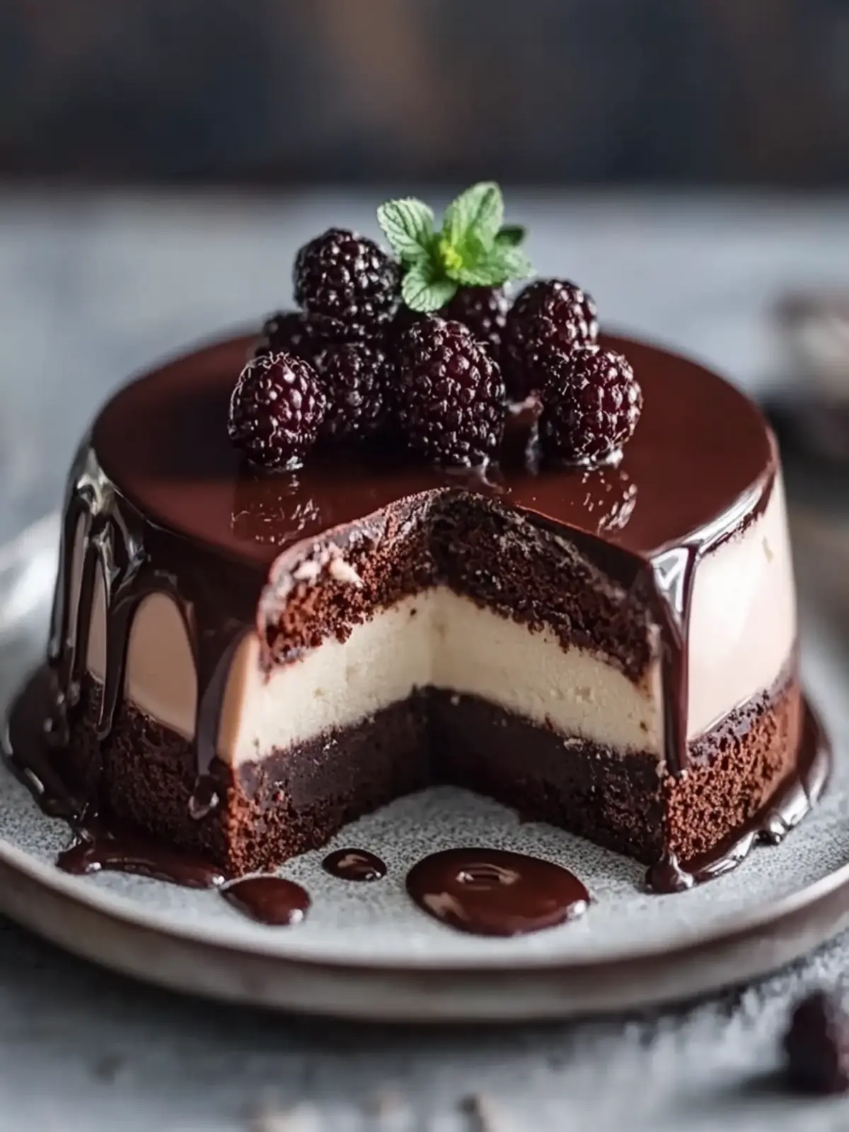 Spiegelglas Schokoladenkuchen – Der perfekte Genussmoment 2 Spiegelglas Schokoladenkuchen