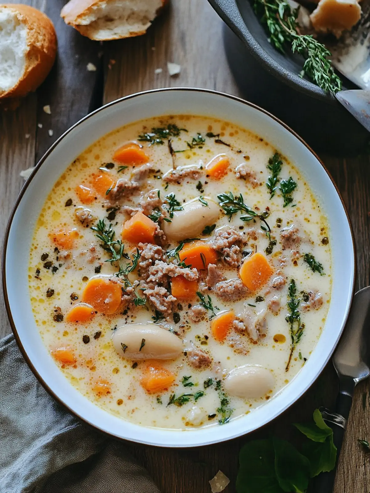 Wurst Weiße Bohnen Suppe – Dein cremiges Soulfood-Rezept 5 Wurst Weiße Bohnen Suppe