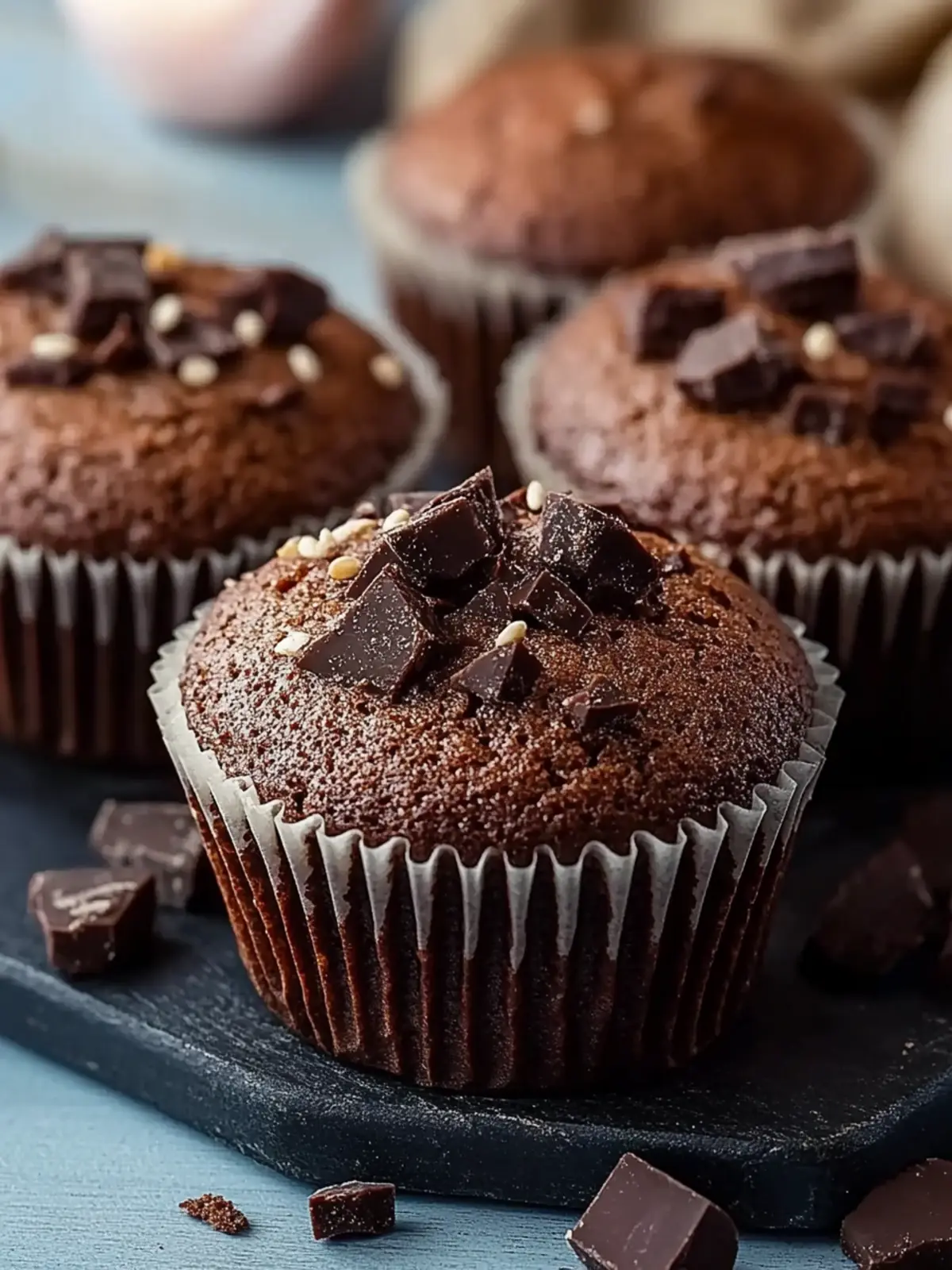 Schoko-Nougat-Muffins: Unwiderstehlich und Einfach Selbstgemacht 4 Schoko-Nougat-Muffins