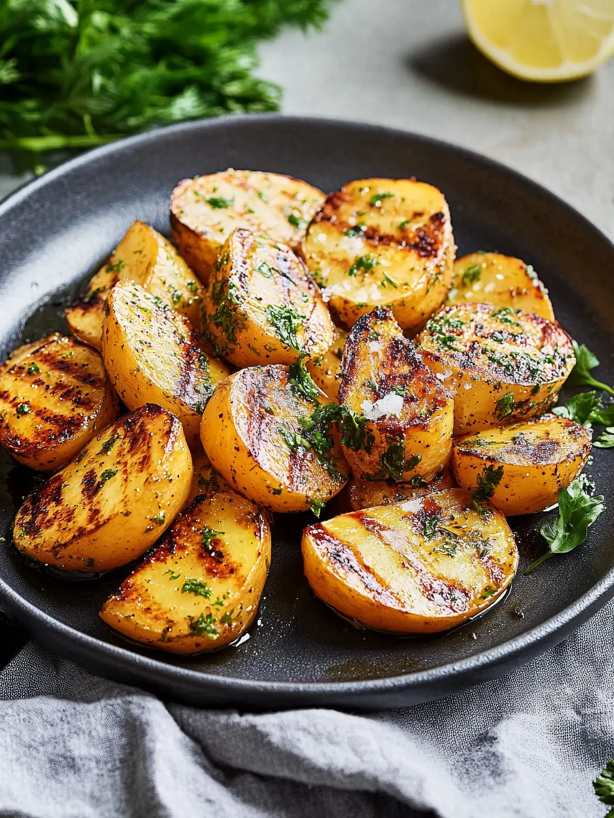 Gegrillte Süßkartoffel mit Knoblauch und Ahorn genießen 5 Gegrillte Süßkartoffel