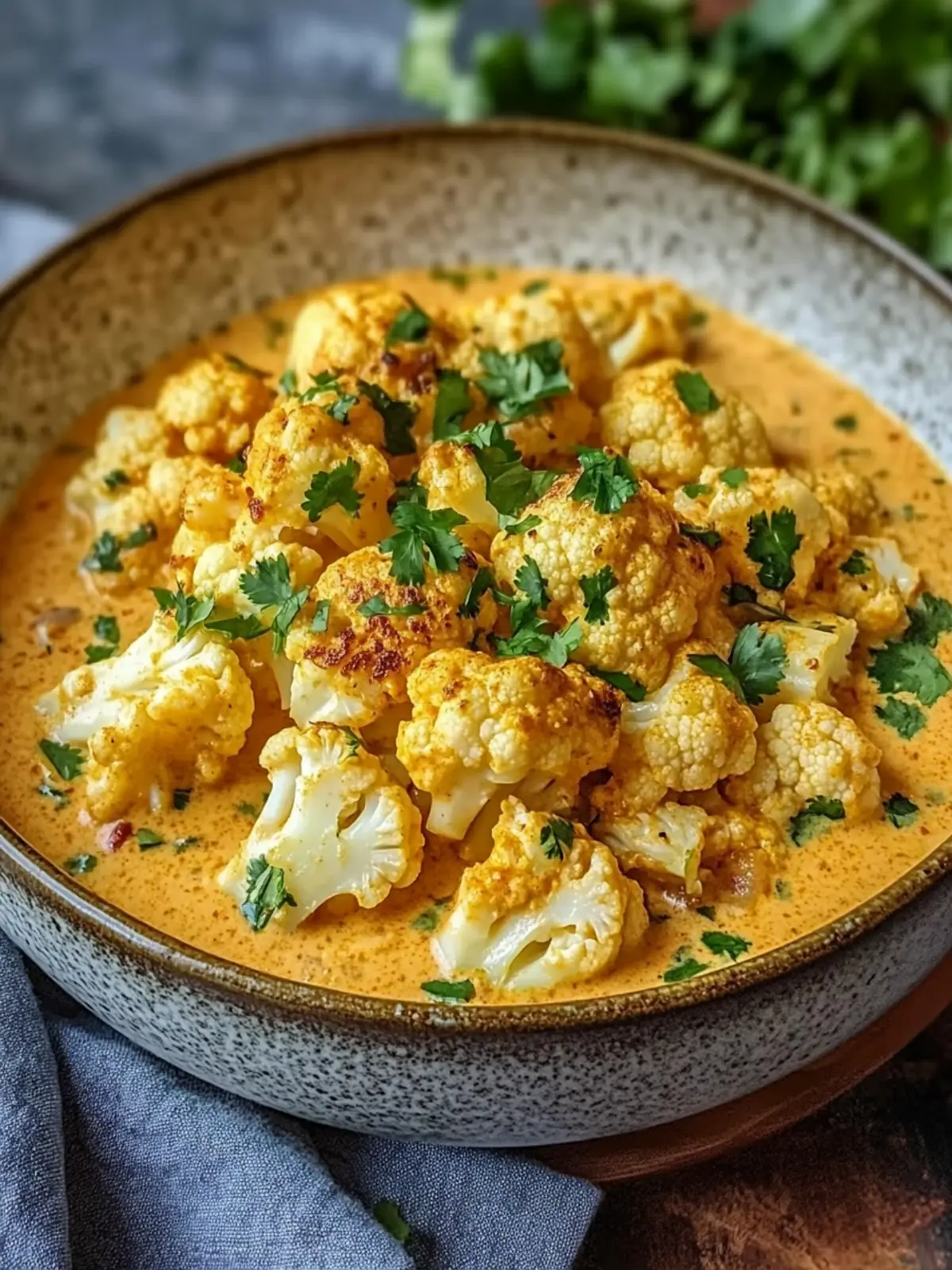 Creamy Cauliflower Curry aus dem Ofen für gemütliche Abende 3 Creamy cauliflower curry from the oven