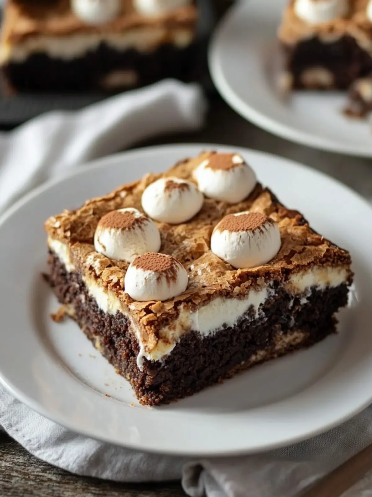 S'mores Brownie Riegel: Ein süßer Genuss für jede Gelegenheit 4 S'mores Brownie Riegel