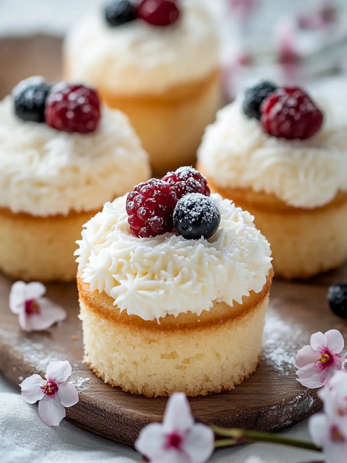 Fluffige japanische Baumwollkäsekuchen-Cupcakes für Genussmomente 3 Fluffige japanische Baumwollkäsekuchen-Cupcakes
